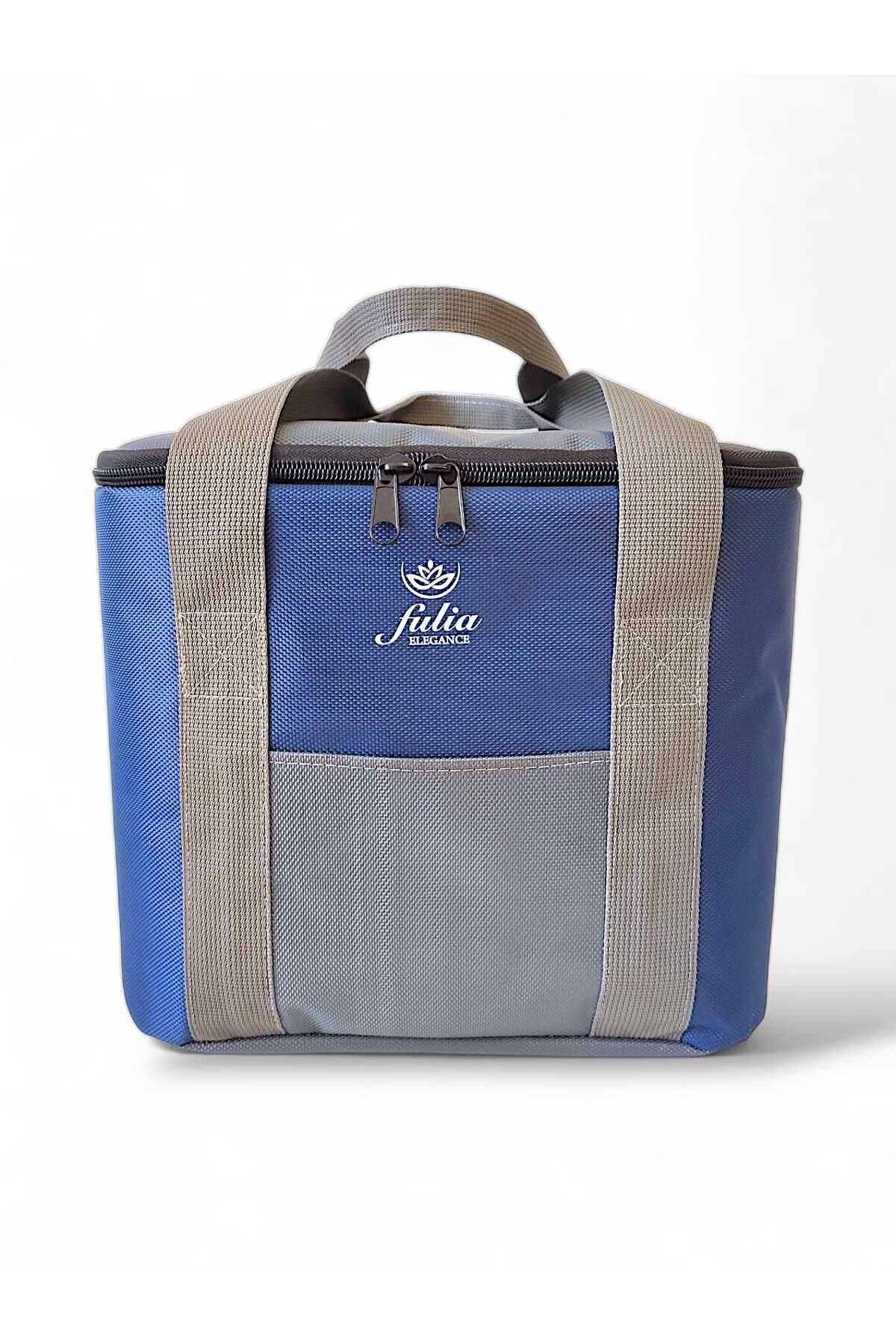 Fulia Elegance 16 Lt. Isı Yalıtımlı Termal Çanta Piknik Çantası Termos Çanta Buzluk Soğuk Tutucu Çanta Kamp Çantası