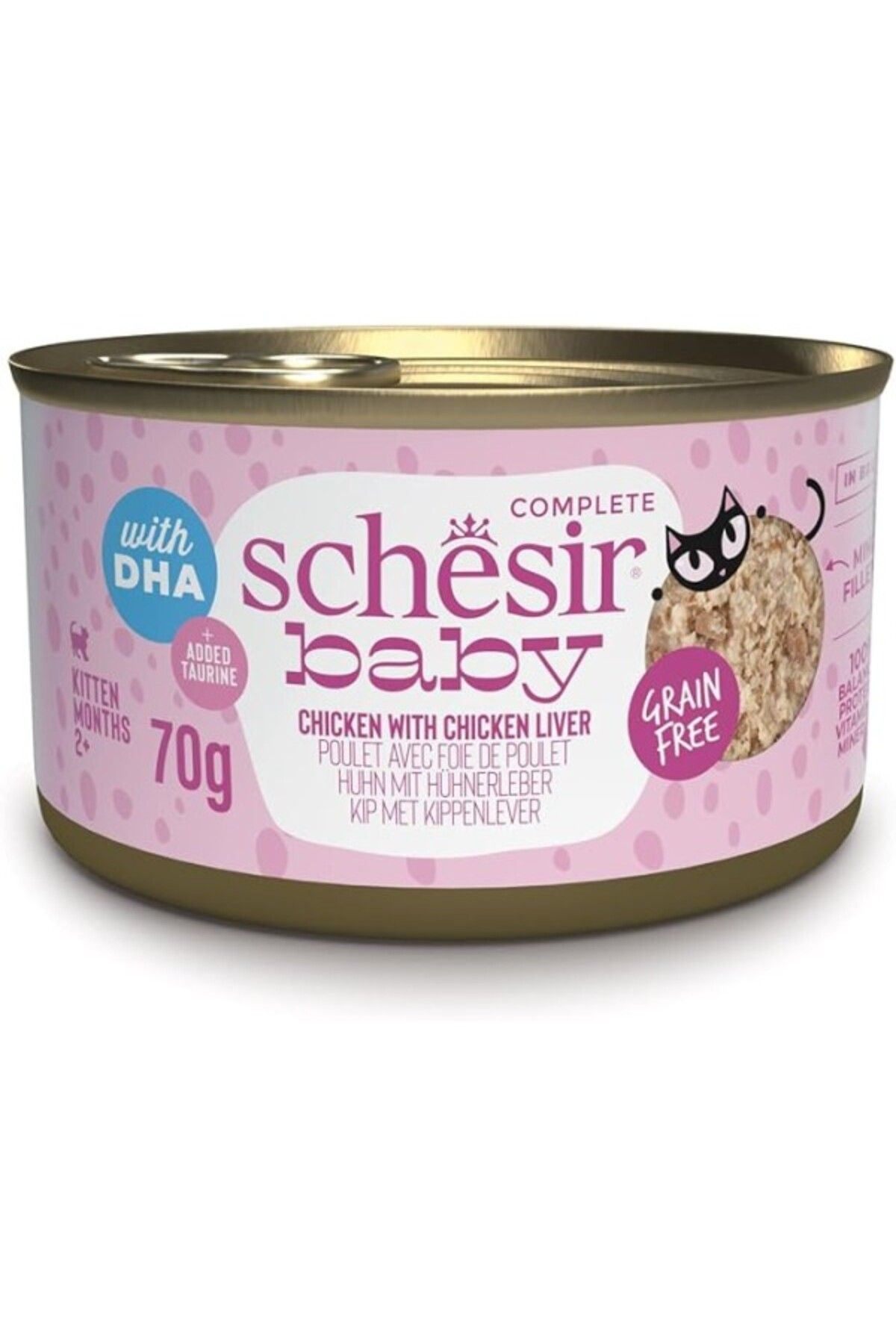 ShopZum Schesir Baby Tavuk Ile Tavuk Ciğeri Mus Konserve 70G