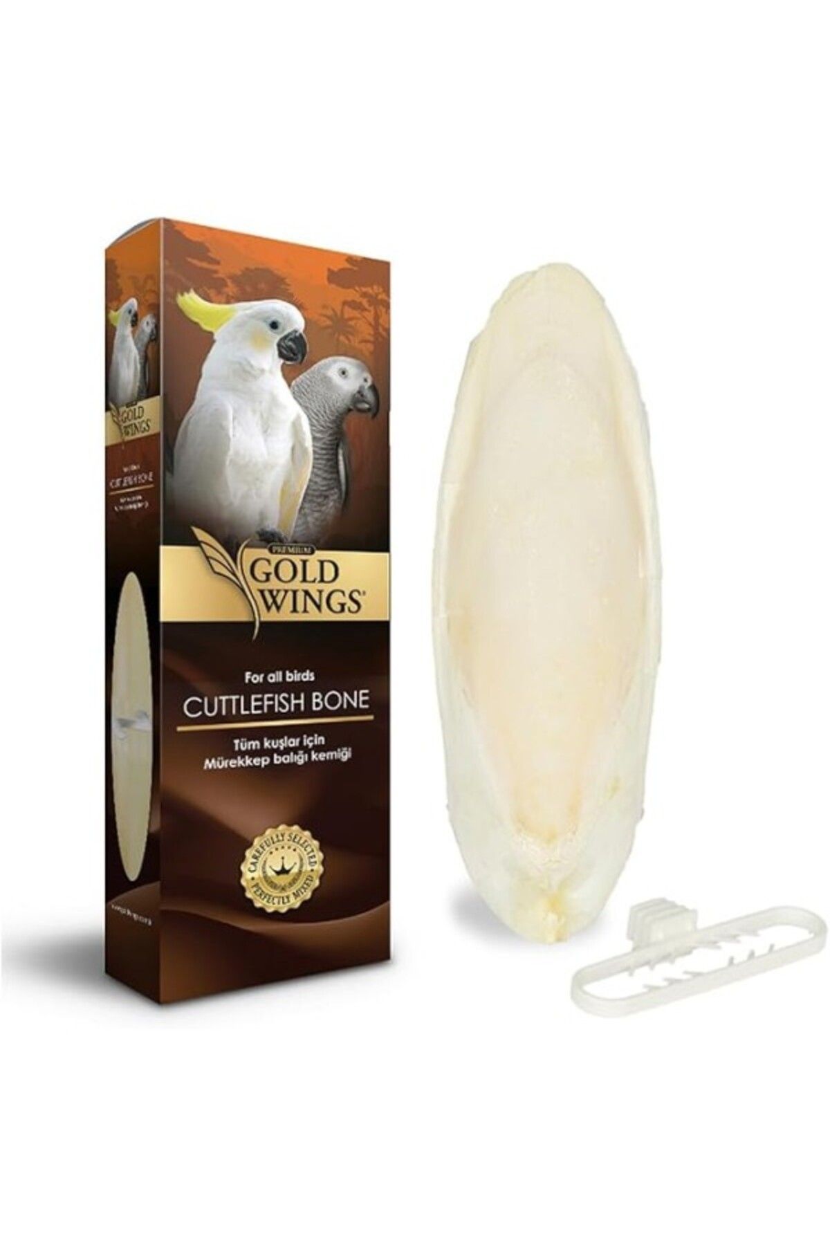 ShopZum Gold Wings Premium Mürekkep Balığı Kemiği Büyük, 15 Gr