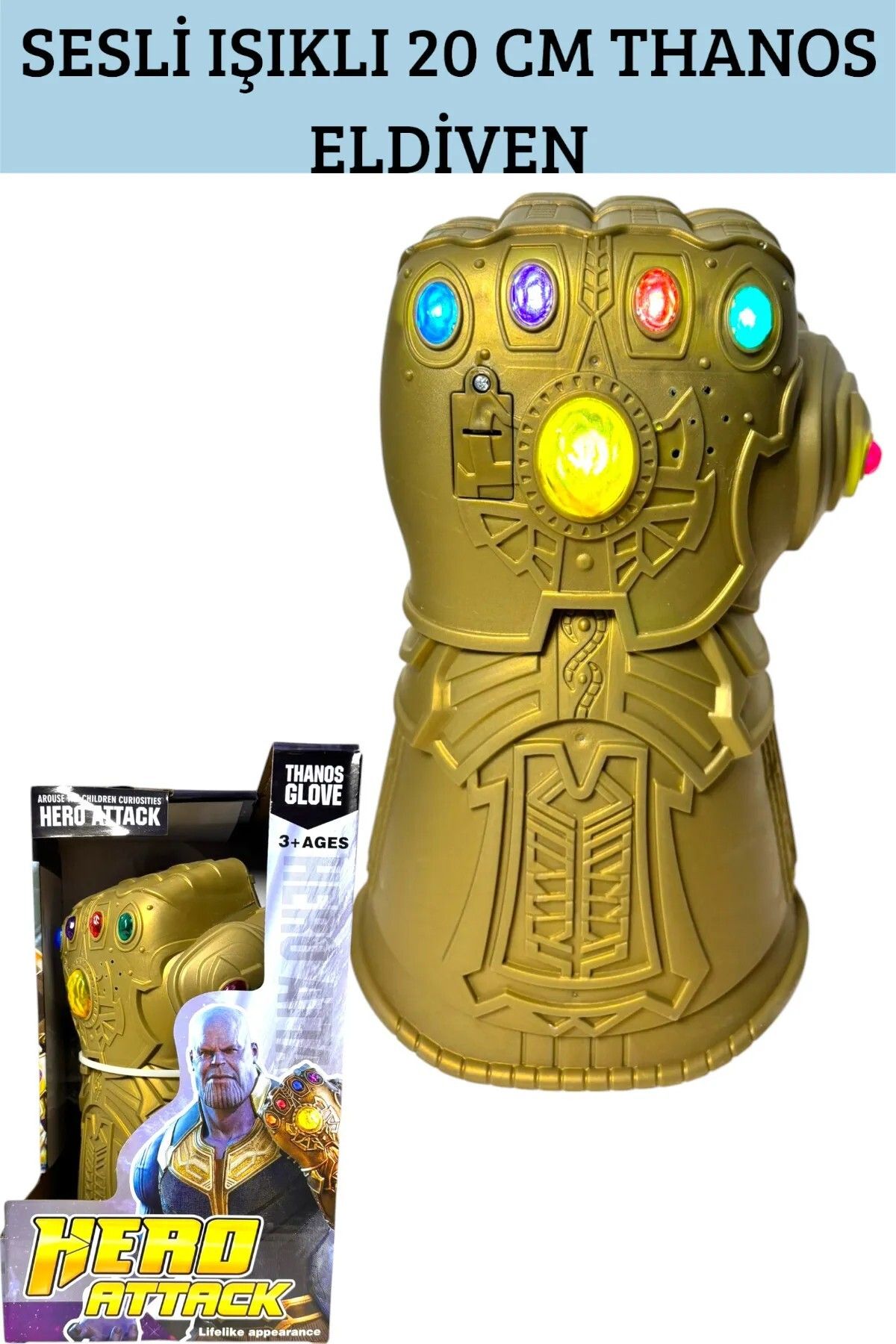 ferman's home Sesli Işıklı Thanos Eldiven Süper Kahramanlar Thanos Sesli Işıklı Eldiven