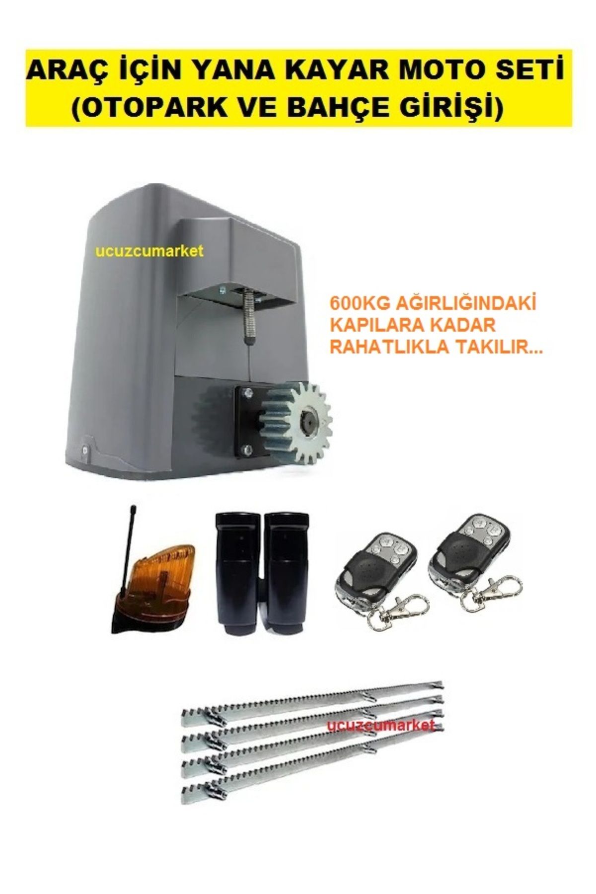 Kalite ARAÇ İÇİN YANA KAYAR MOTO SETİ (OTOPARK - BAHÇE GİRİŞİ)