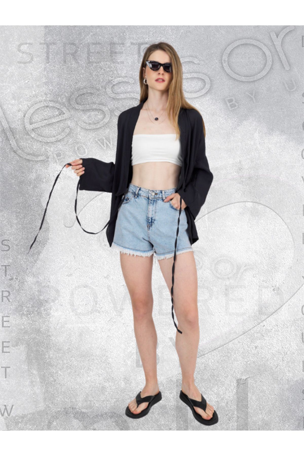 lessisor.co Kadın Kimono Kaftan
