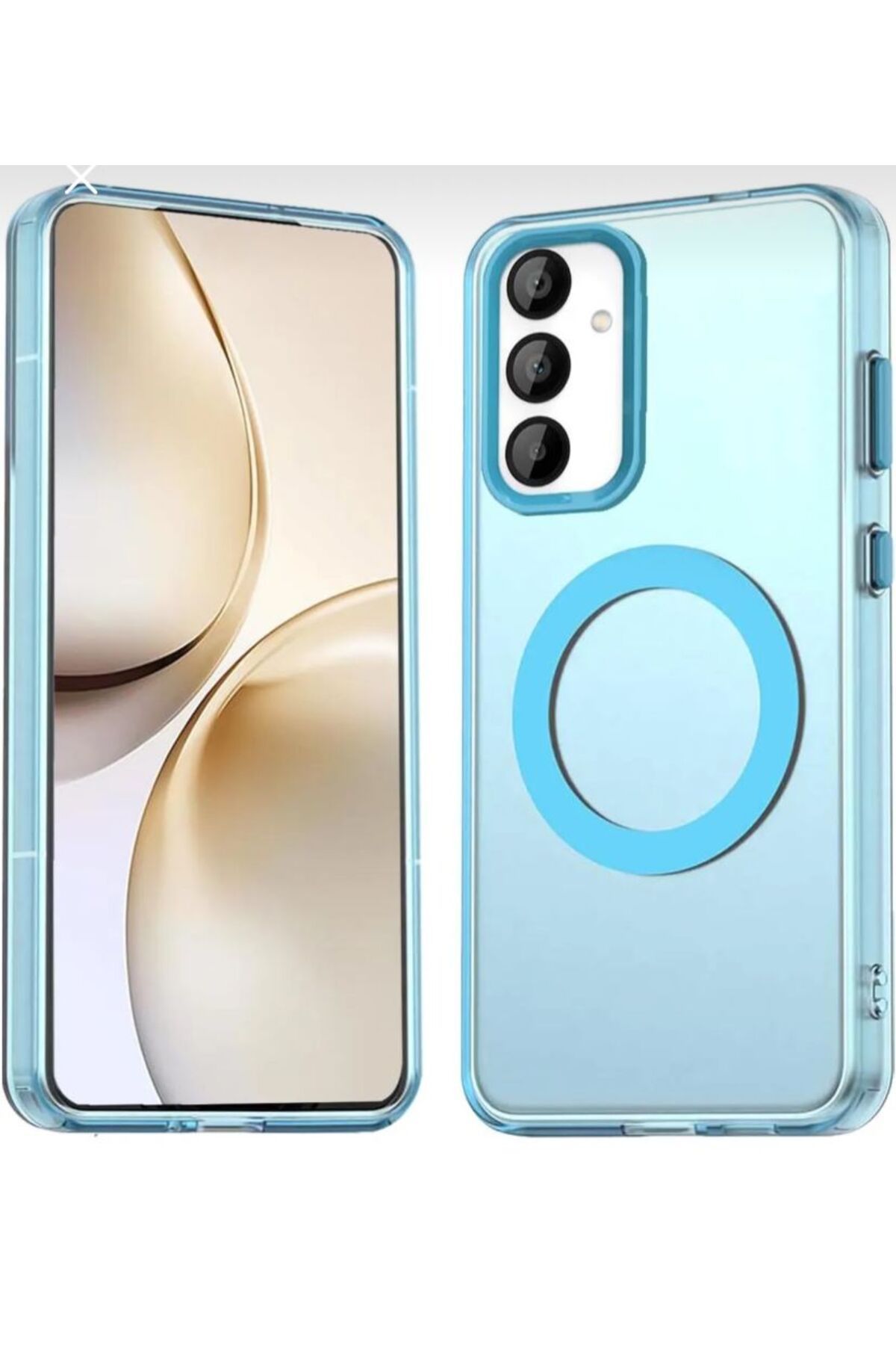 BerTech MED Samsung Galaxy A26 Kılıf Kamera Çıkıntılı Mat Magsafe Özellikli Kenarları Renkli Premium Sert Kapak