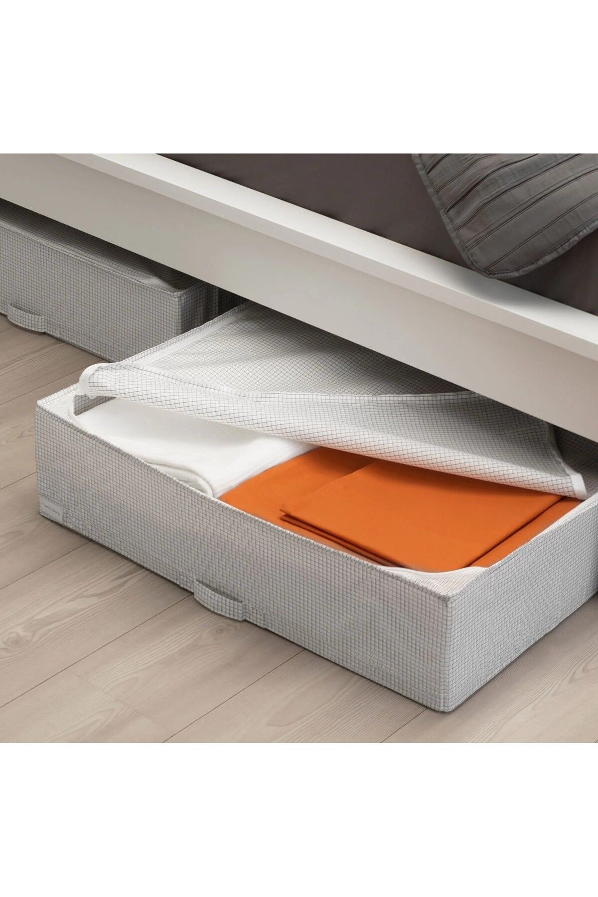 IKEA QUİCK Fermuarlı Düzenleyici Kutu 71x51x18 Cm İkea Saklama Düzenleme Kutusu Polyester Organizer Hurç