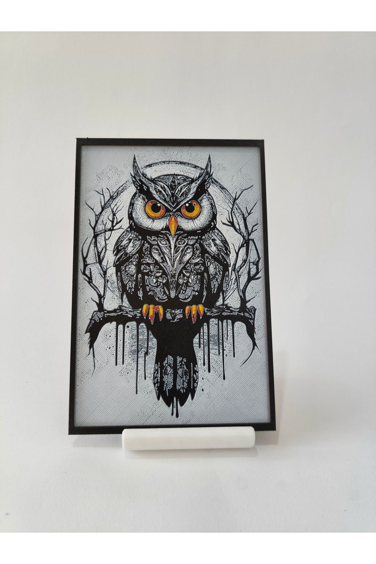 printastic 3D Kabartmalı Baykuş Poster