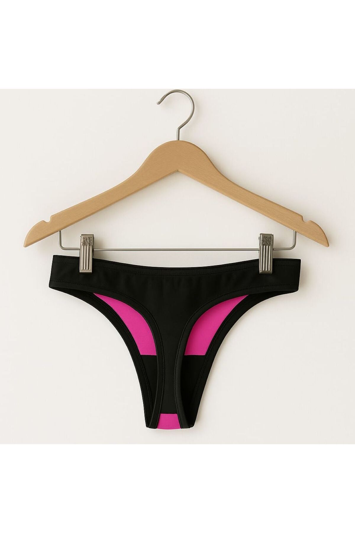 enmodaiçgiyim-Pink Women's Thong Panties 2