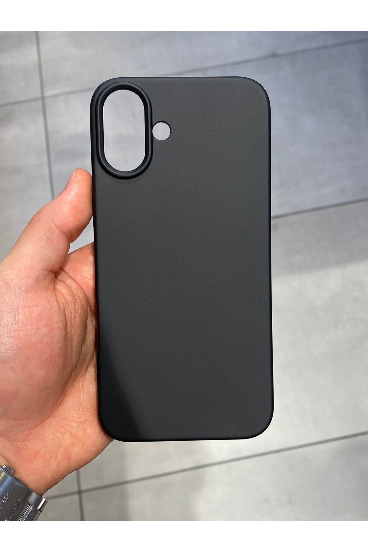 Mee.co İphone 16 Plus Uyumlu İçi Kadife Koruyucu Lansman Silikon Kılıf