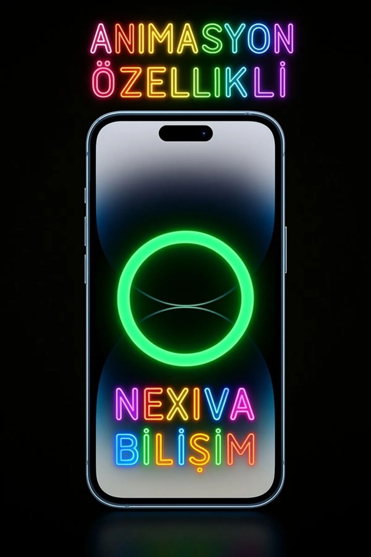 nexiva İphone 14 Pro Animasyonlu Mağsafe Kılıf