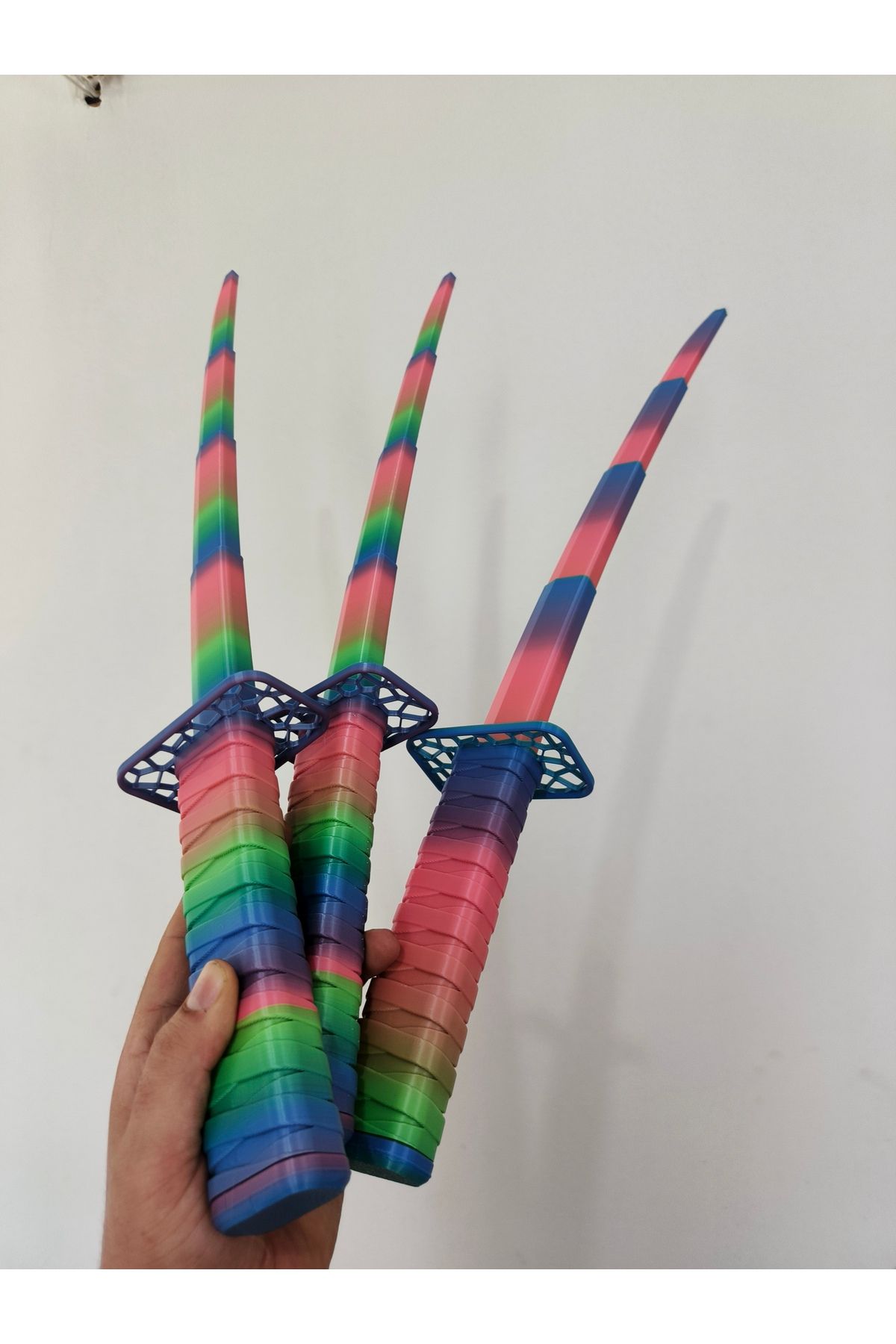 printastic 3'lü Katlanır Katana Kılıç