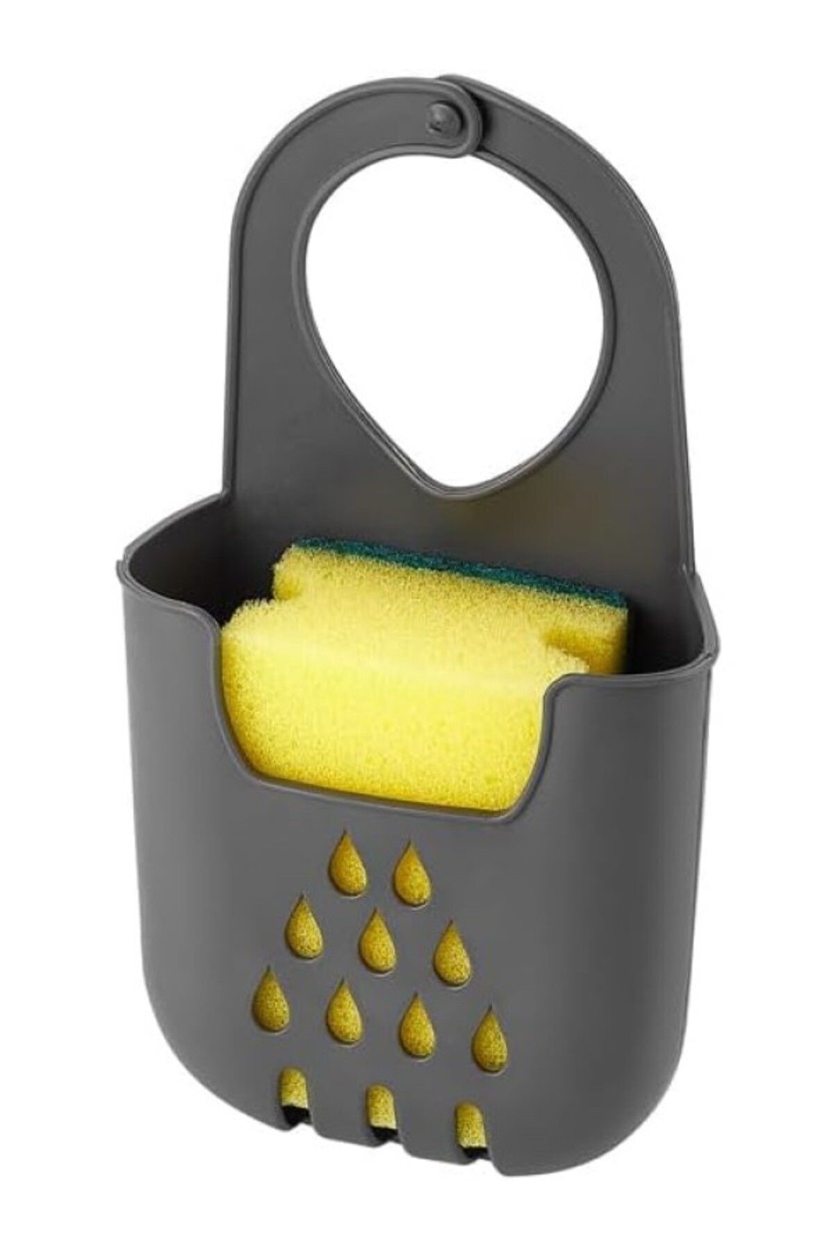 ShopZum Orret Home Silikon Bulaşık Süngeri Askısı,Süngerlik,Lavabo Ve Eviyeler İçin Sünger Organizeri Ve