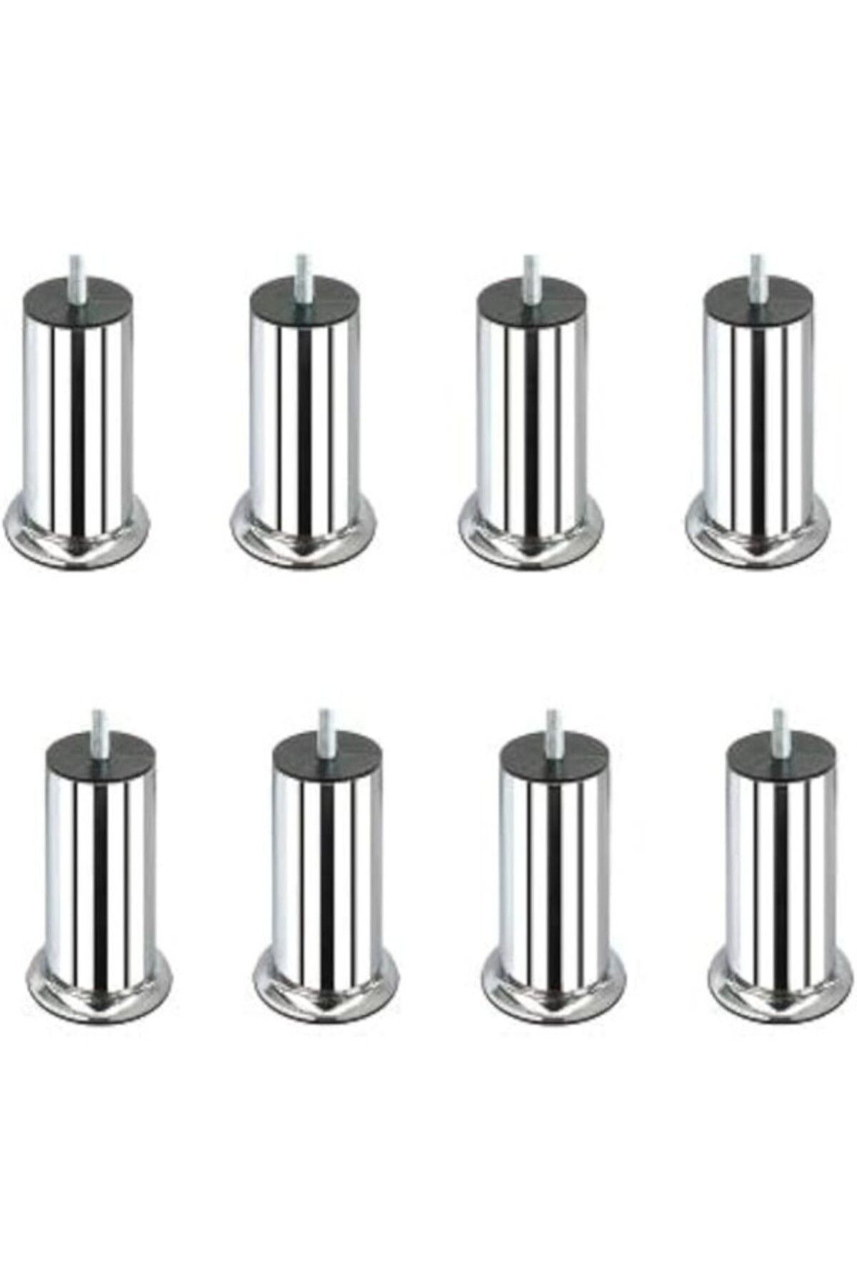 ShopZum Baza Ayağı Koltuk Ayağı Kanepe Ayağı Civatalı 3/8&quot; (KALİN DİŞ) (8 ADET)