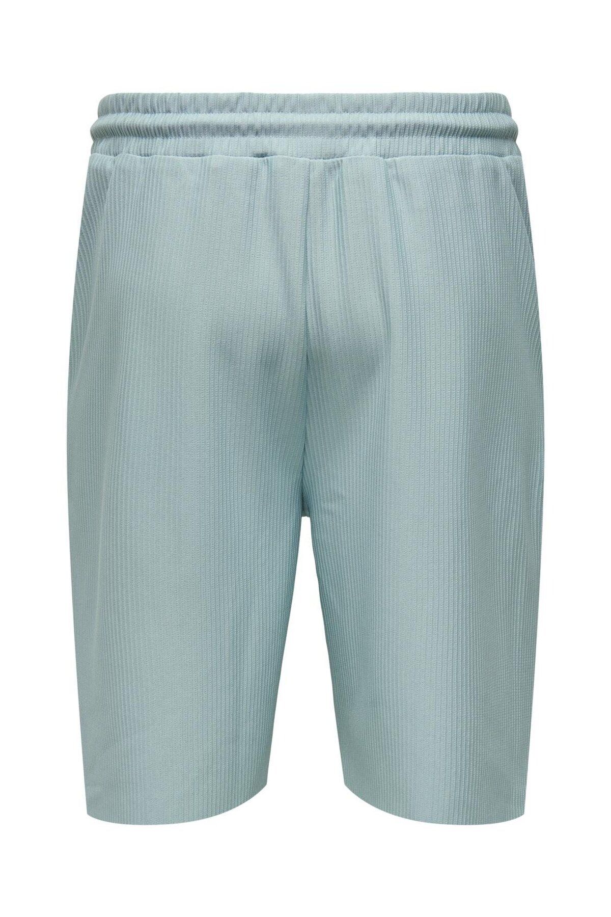 Only & Sons ONSDRUM PLEATED SHORTS Erkek Mavi Şort - 22025037
