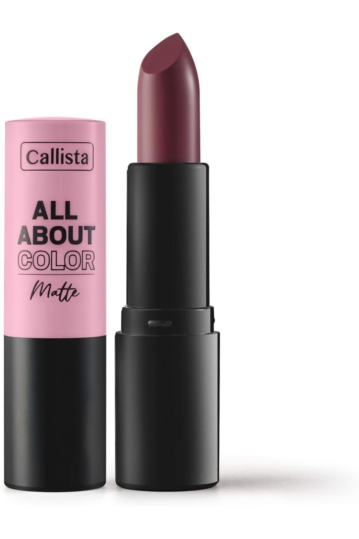 Callista All About Color Matte Lipstick Mat Görünümlü Ruj 504 That Rose - Bordo