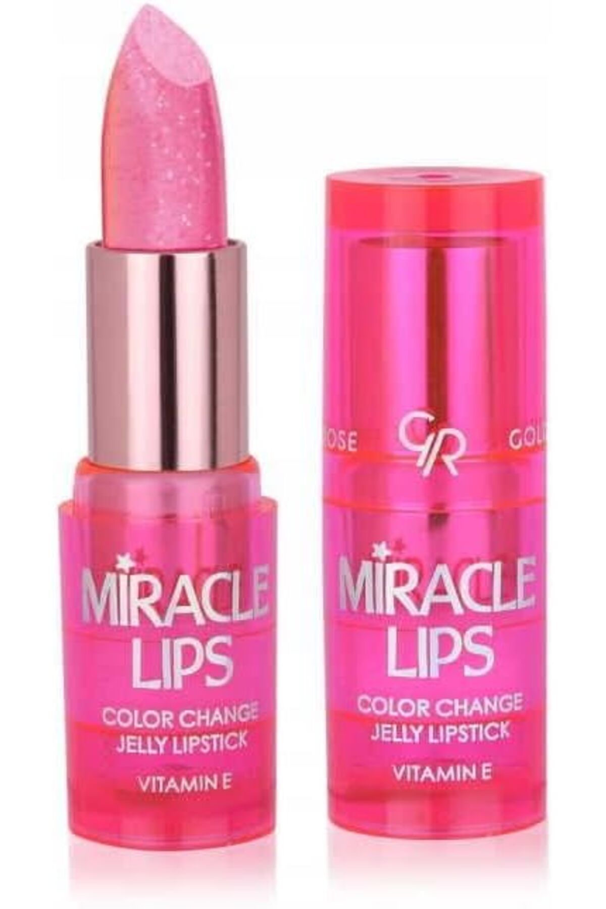 Golden Rose Miracle Lips Color Change Jelly Lipstick No: 101 Berry Pink - Renk Değiştiren Ruj