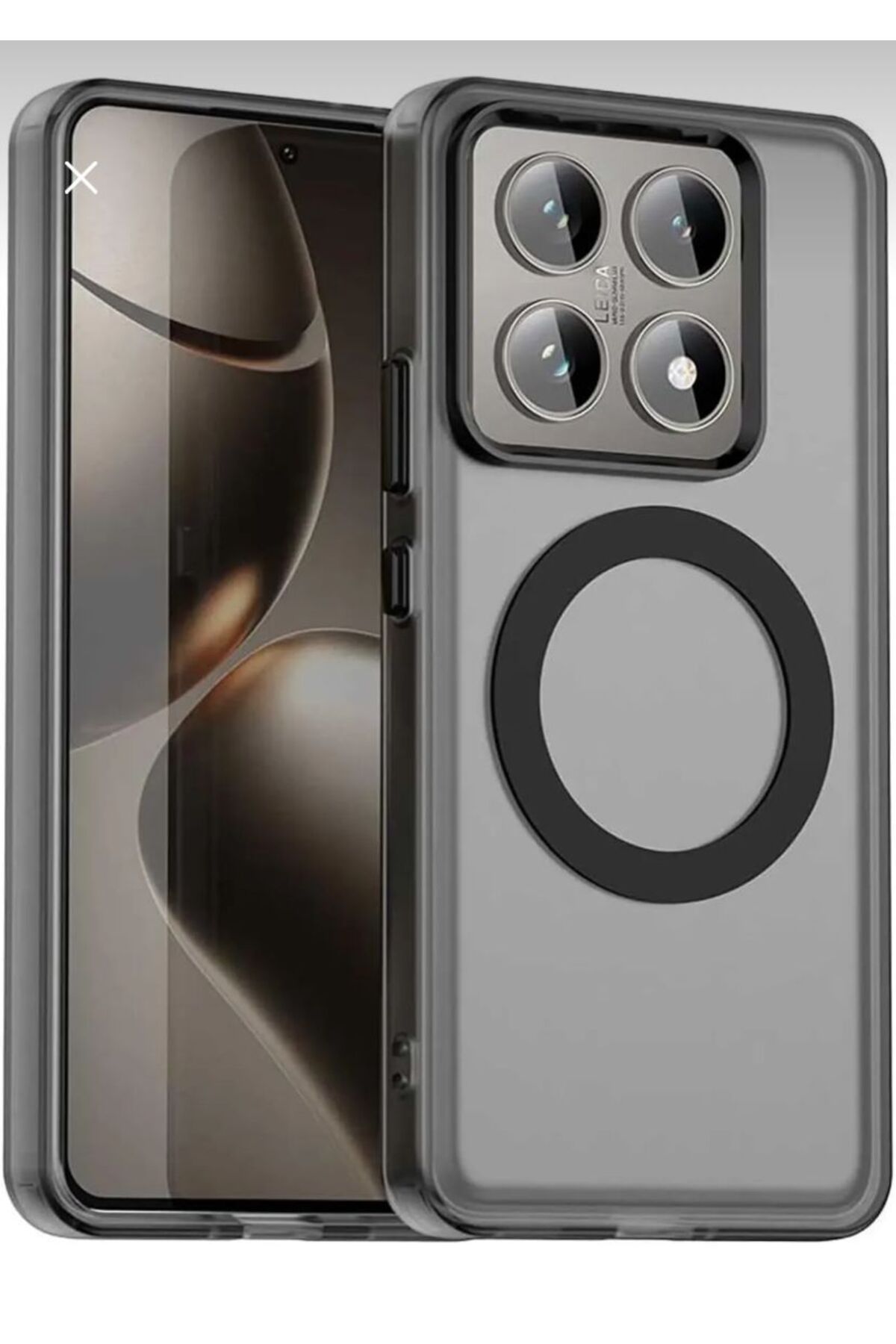 BerTech MED Xiaomi Mi 14t Pro Kılıf Kamera Çıkıntılı Mat Magsafe Özellikli Kenarları Renkli Sert Kapak