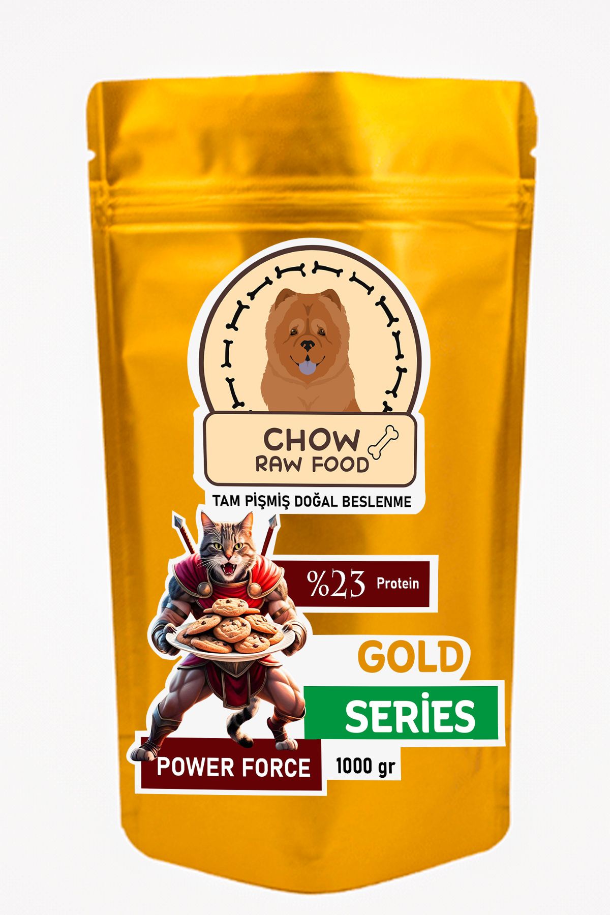 Chow 3 Kg Gold Series Etli Power Force Kedi Maması ( Eklem Destekleyici ) Tam Pişmiş Doğal Mama