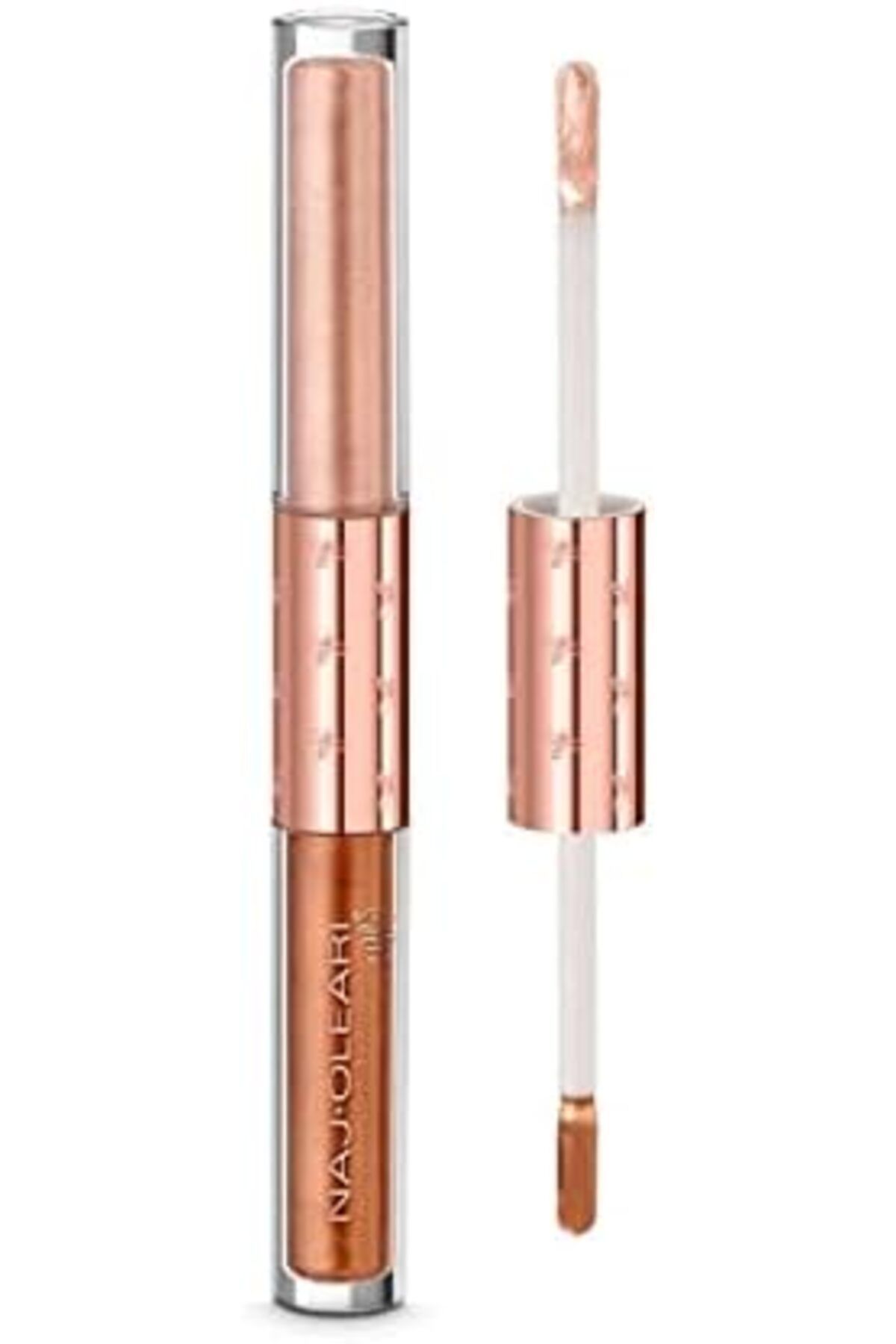 NAJ OLEARI Shiny Duo 04 Parlak Bitişli İki Renkli Likit Göz Farı