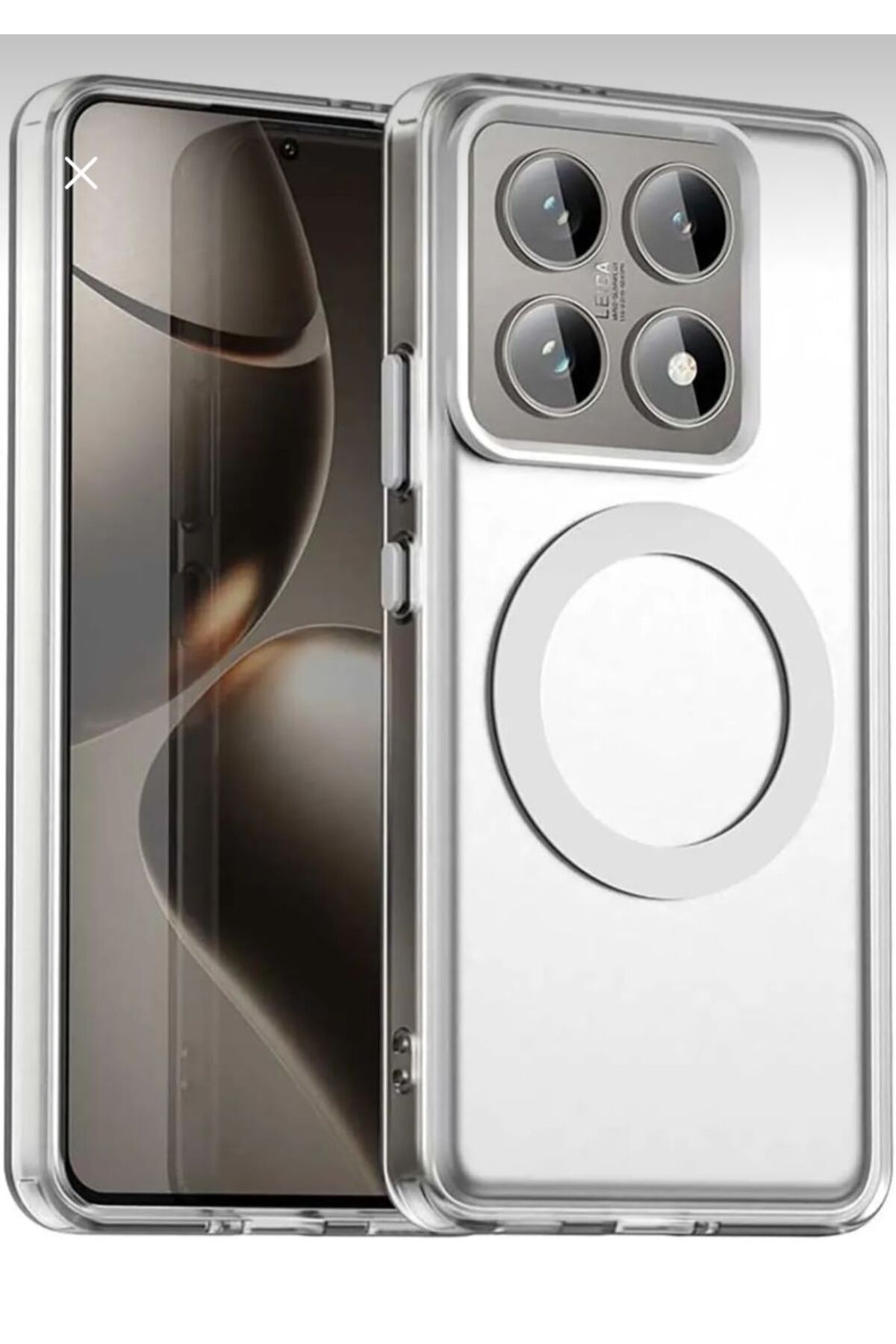 BerTech MED Xiaomi Mi 14t Kılıf Kamera Çıkıntılı Mat Magsafe Özellikli Kenarları Renkli Sert Kapak