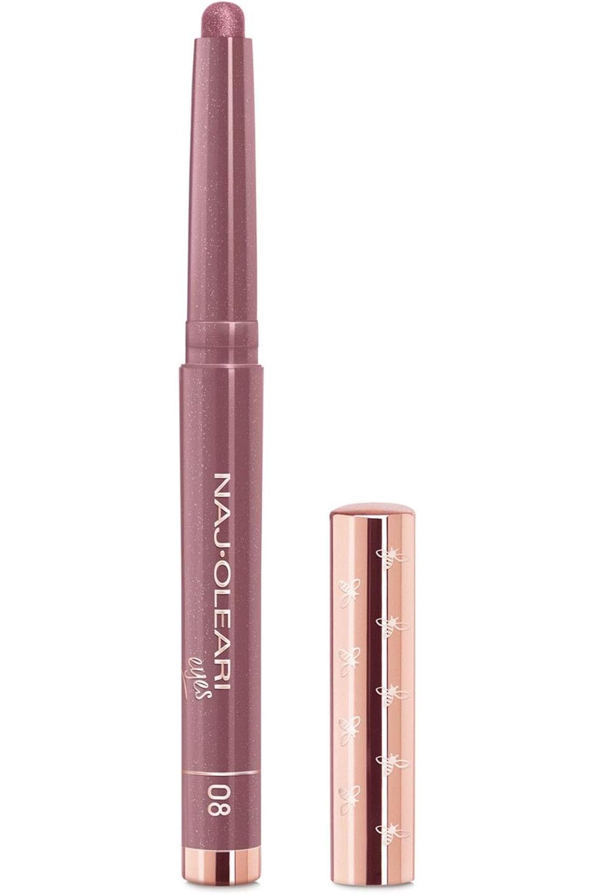 NAJ OLEARI Absolute Stay 08 Pearly Burgundy Stick Göz Farı