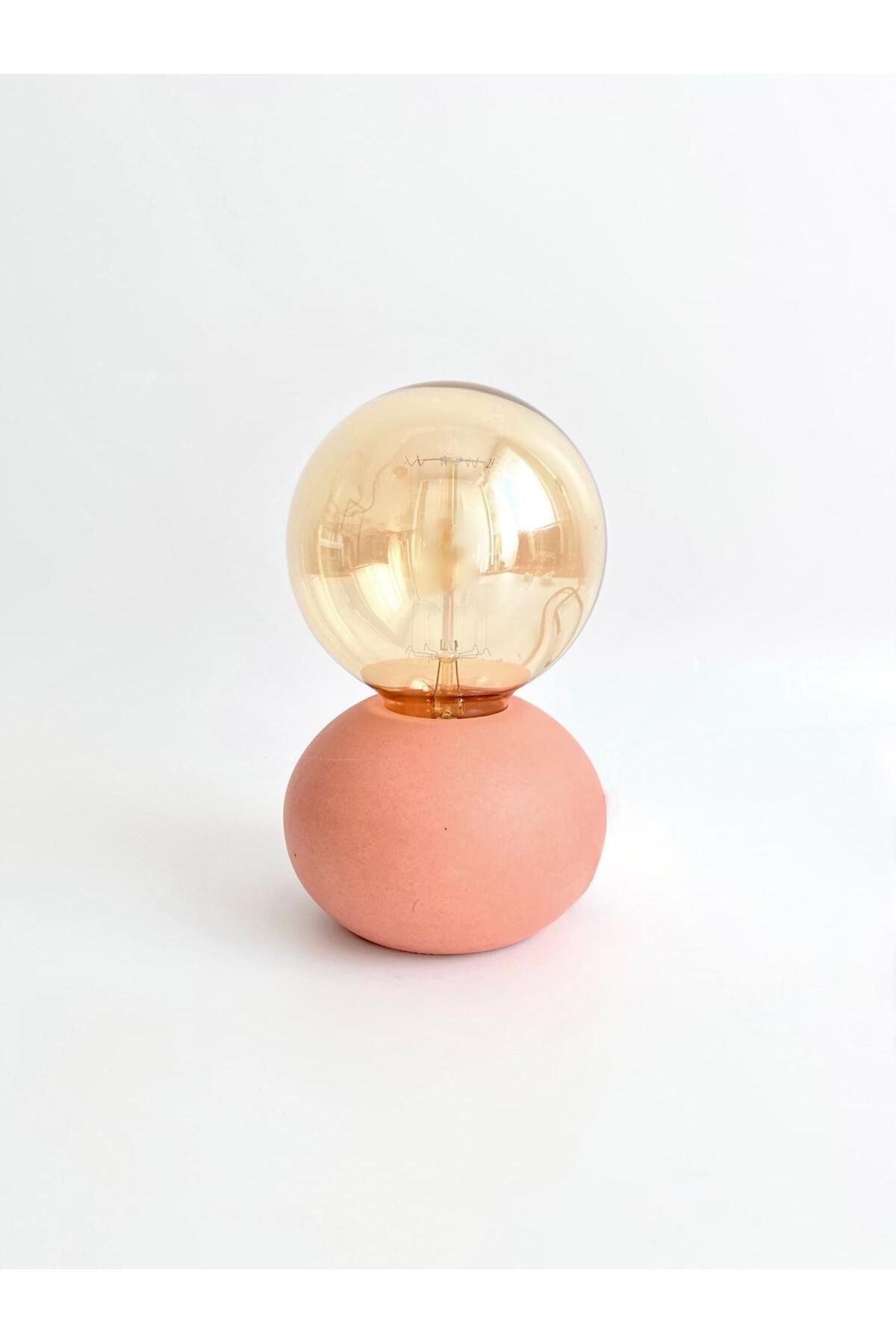 SerenityHaven Globe Beton Masa Lambası