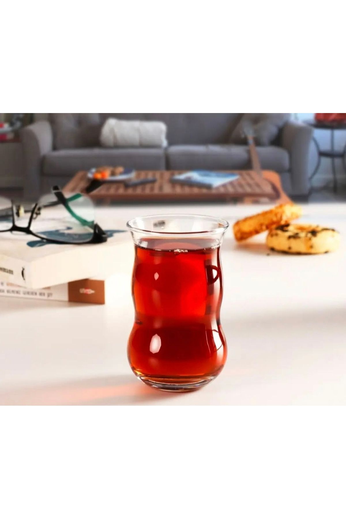 Home Çiftebelli Çay Bardağı 6'lı Set – 140 cc