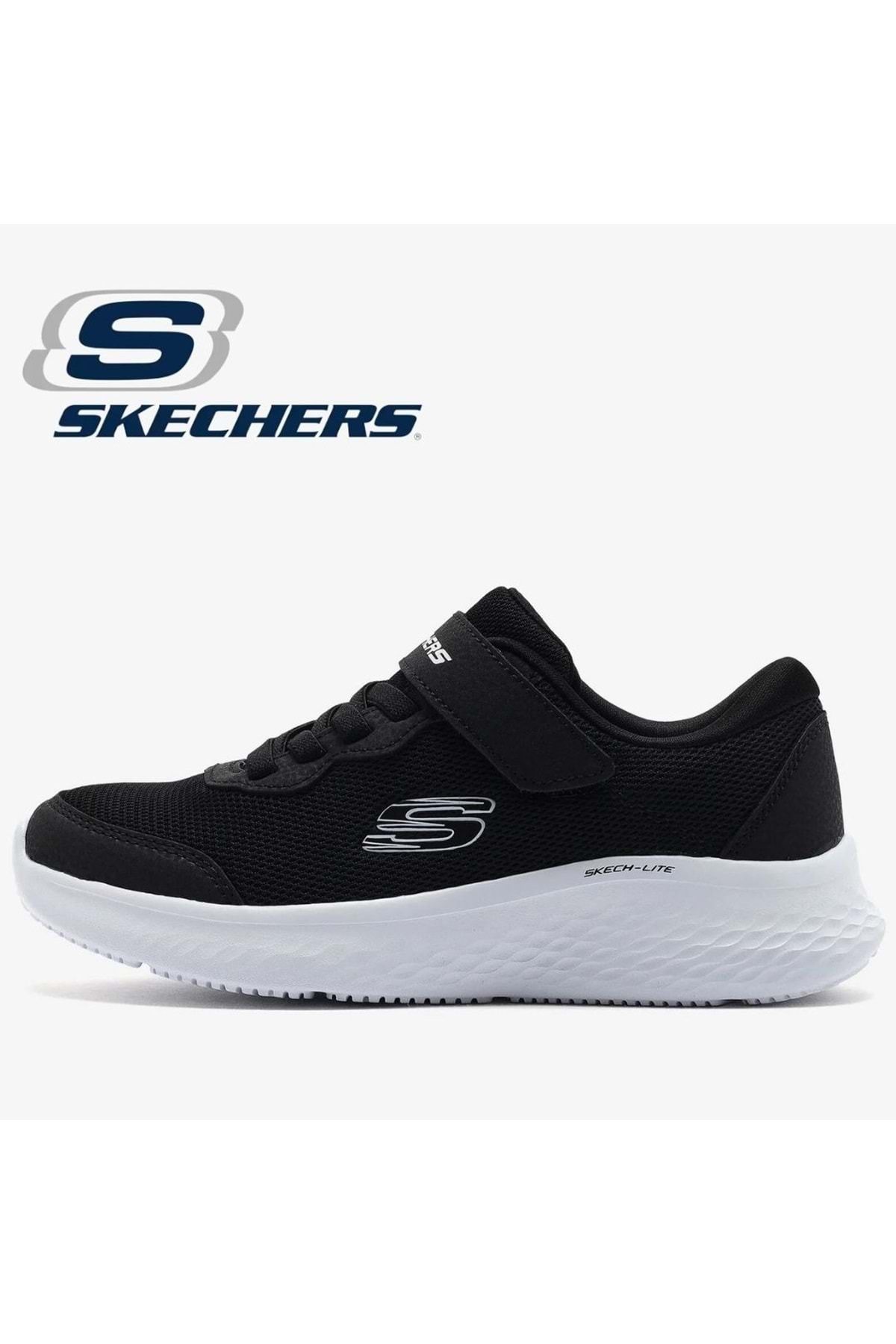 SKECHERS Skech-lite Pro 303934l Ortopedik Çocuk Spor Ayakkabı Siyah-beyaz