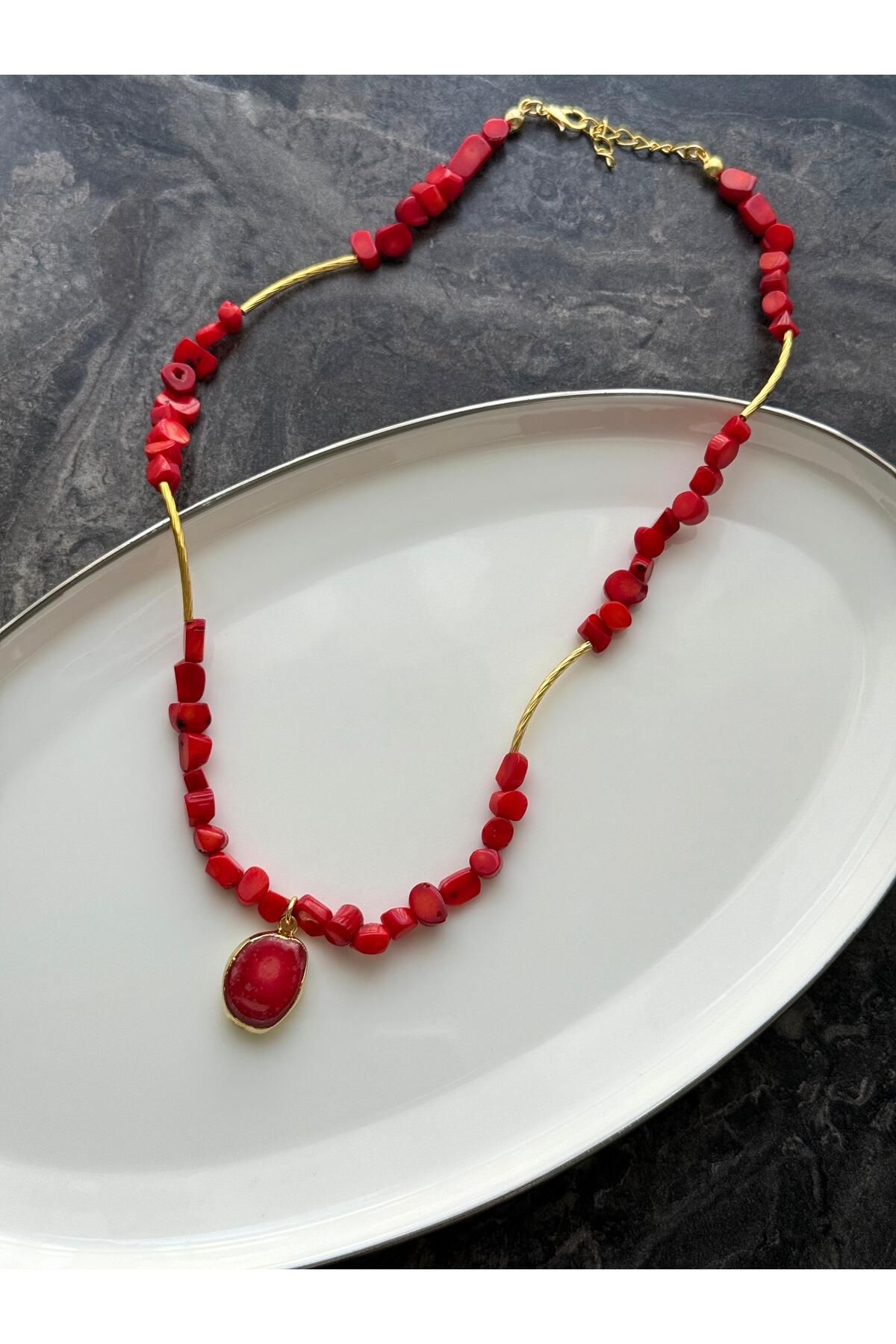 Nera Accessories Doğal Taş Kolye