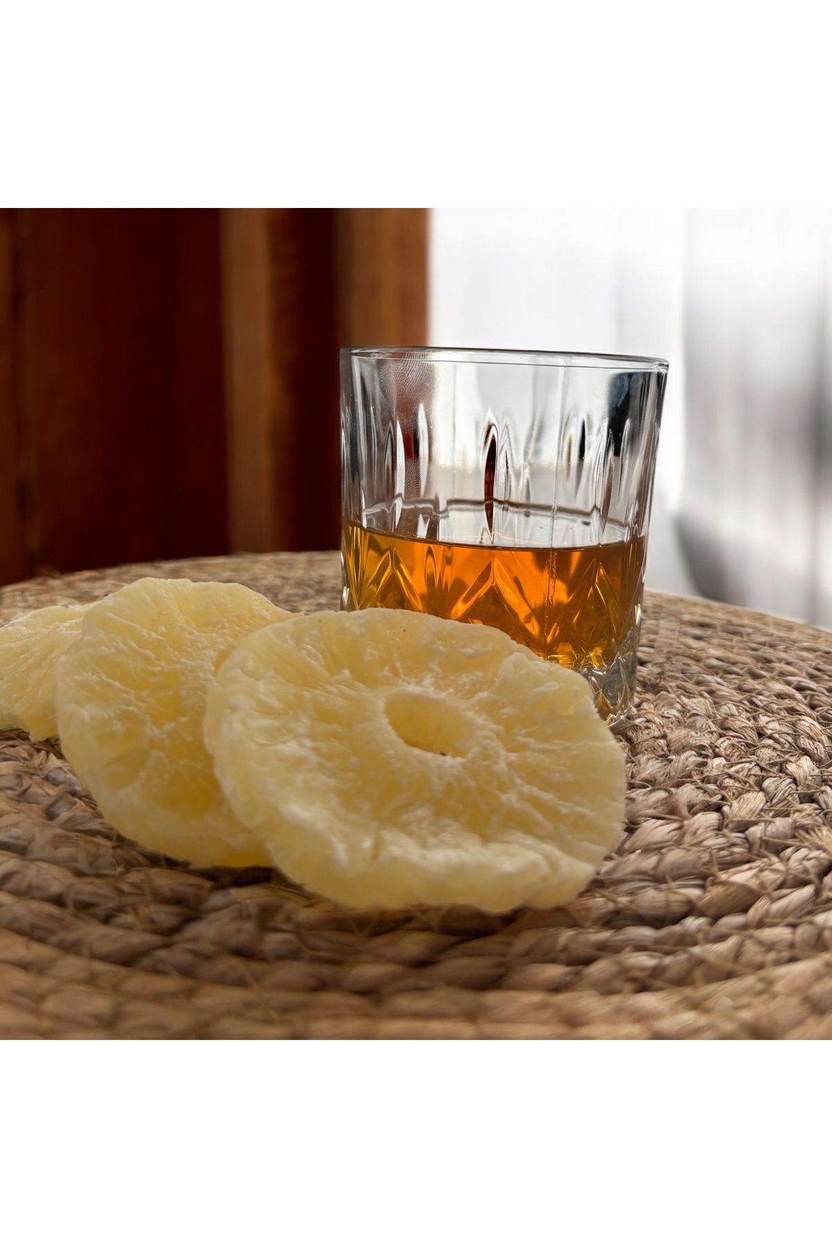 NUSRETOGLU Şekerli Kuru Ananas – Tropikal Tatlı İkram 200 GR