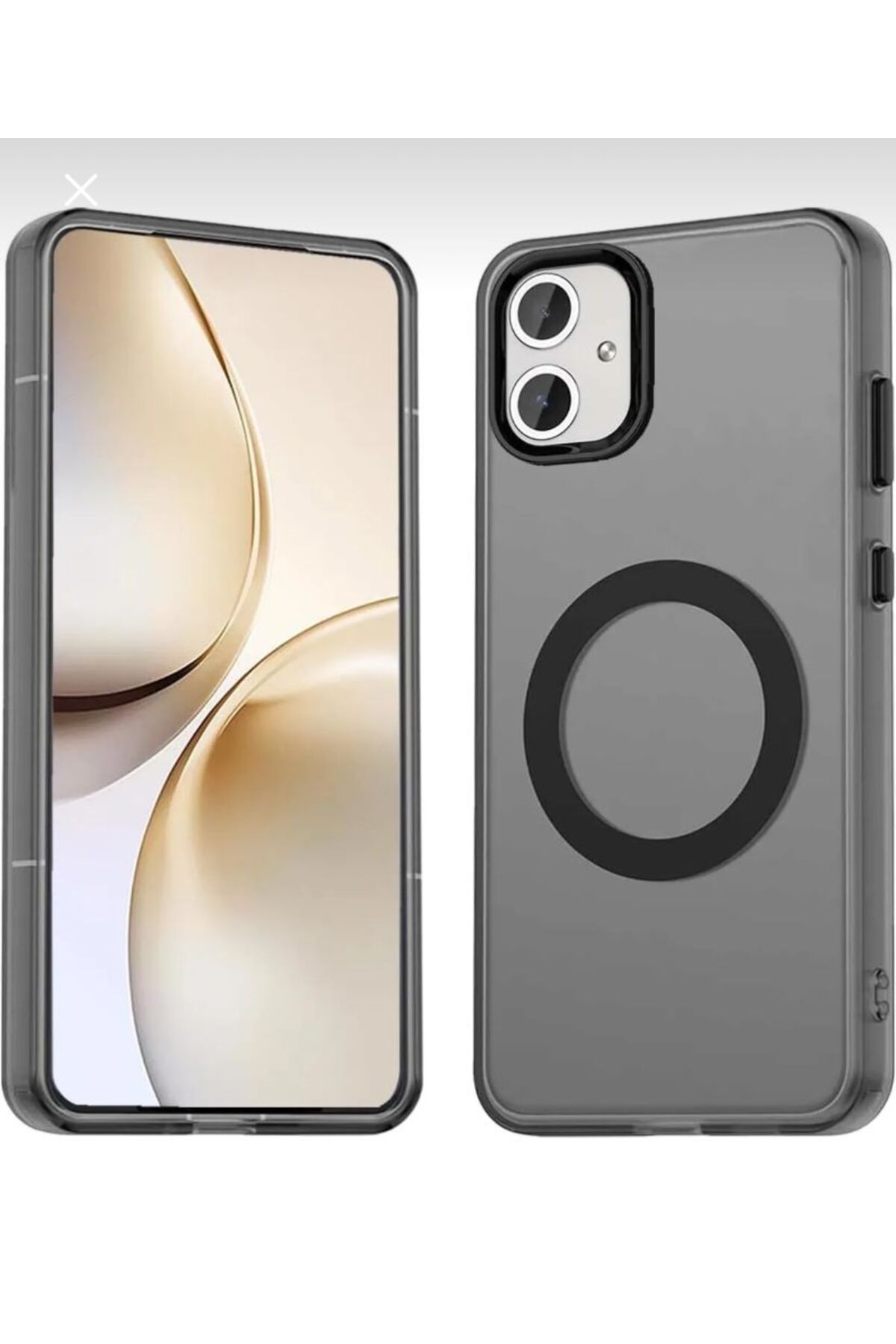 BerTech MED Samsung Galaxy A06 Kılıf Kamera Çıkıntılı Mat Magsafe Özellikli Kenarları Renkli Premium Sert Kapak