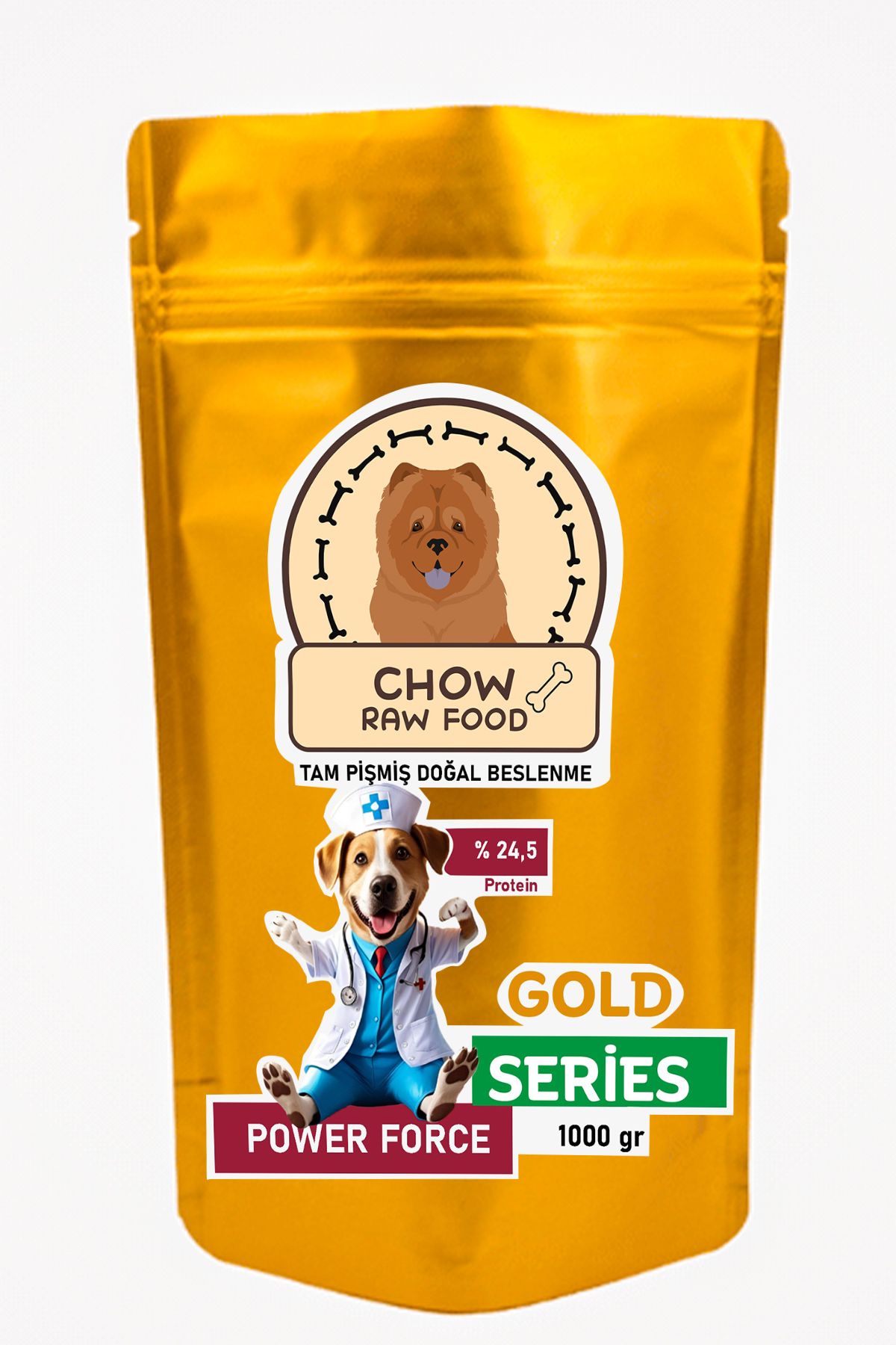 Chow 10 Kg Gold Series Power Force Köpek Maması ( Eklem Destekleyici ) Tam Pişmiş Doğal Mama