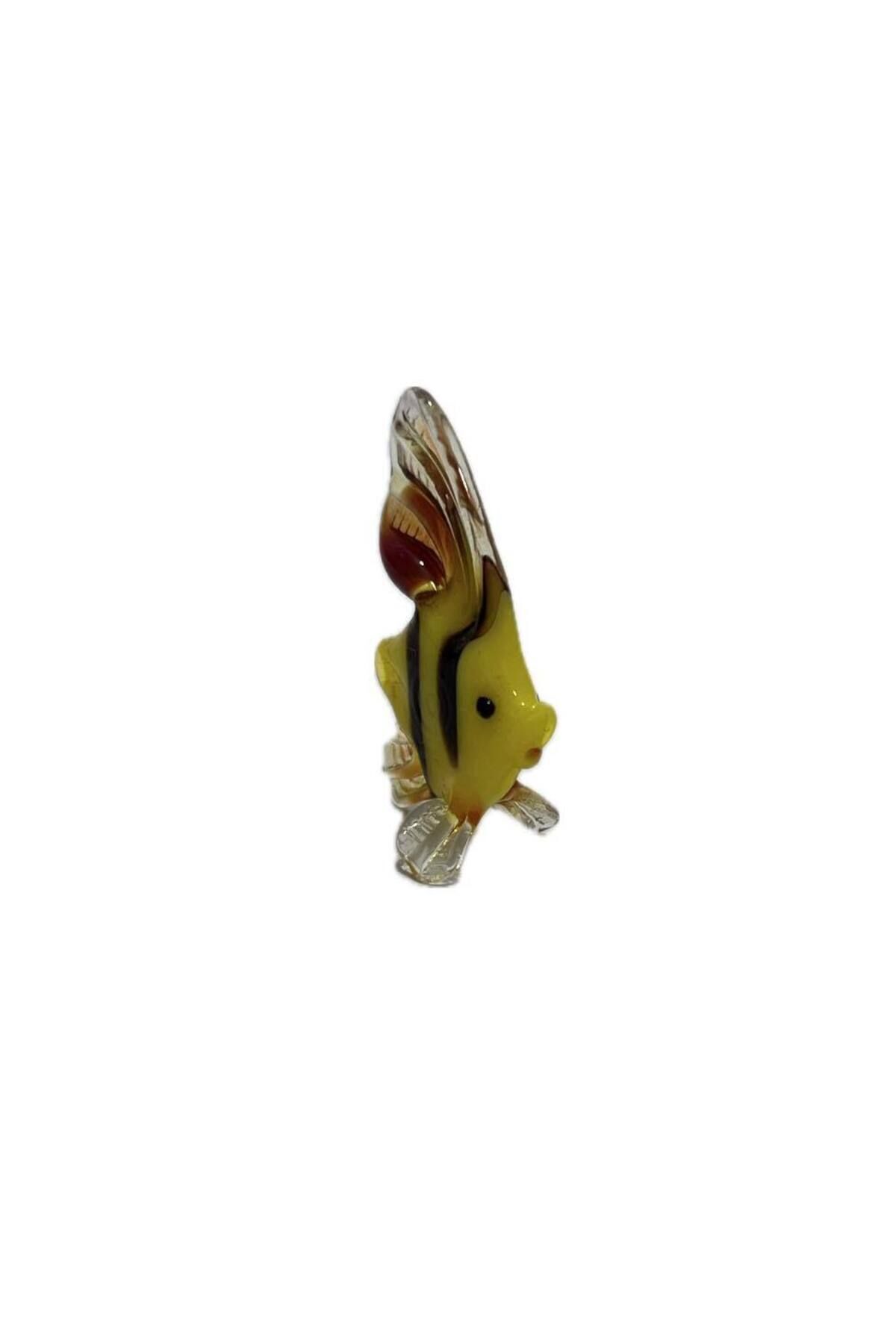 SerenityHaven El Yapımı Mini Murano Cam Balık Biblo A155-03