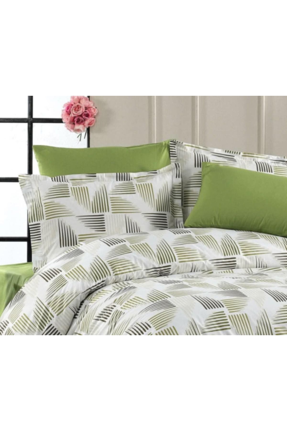 Handmade-100% Cotton Ranforce Bed Linen, Does Not Fade, Resistant to Multiple Uses 2