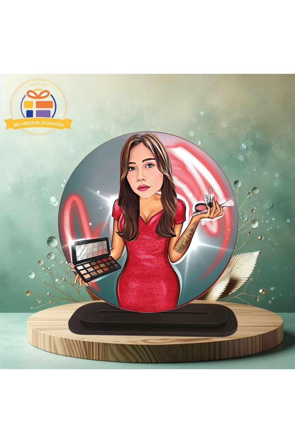SerenityHaven Güzellik uzmanı karikatürlü biblo hediye 3d masa üstü biblo hediyesi