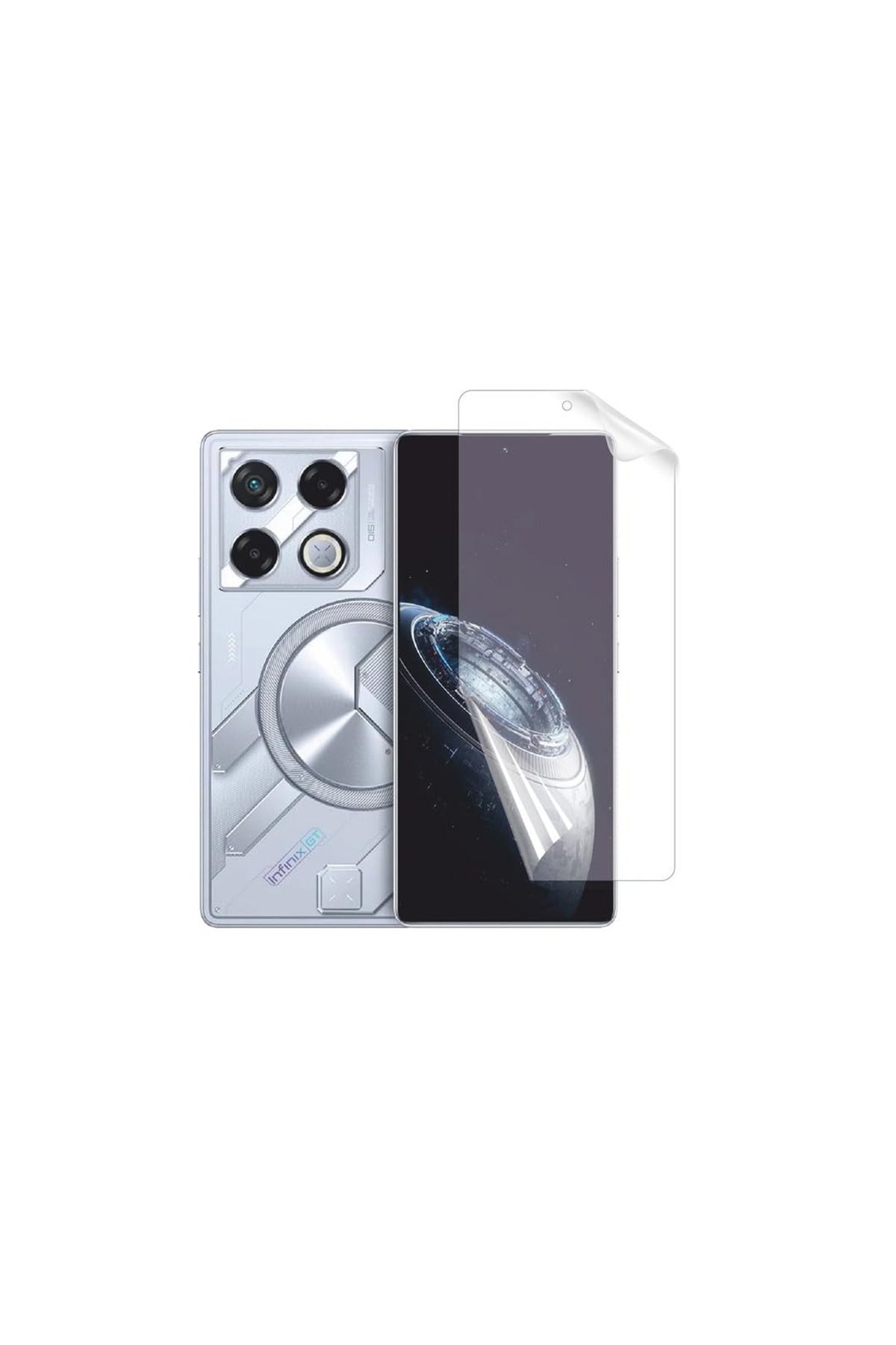 NANOSPACE Infinix GT 20 Pro 5G İle Uyumlu Nnao Mat Parmak İzi Bırakmayan Esnek Cam Ekran Koruyucu