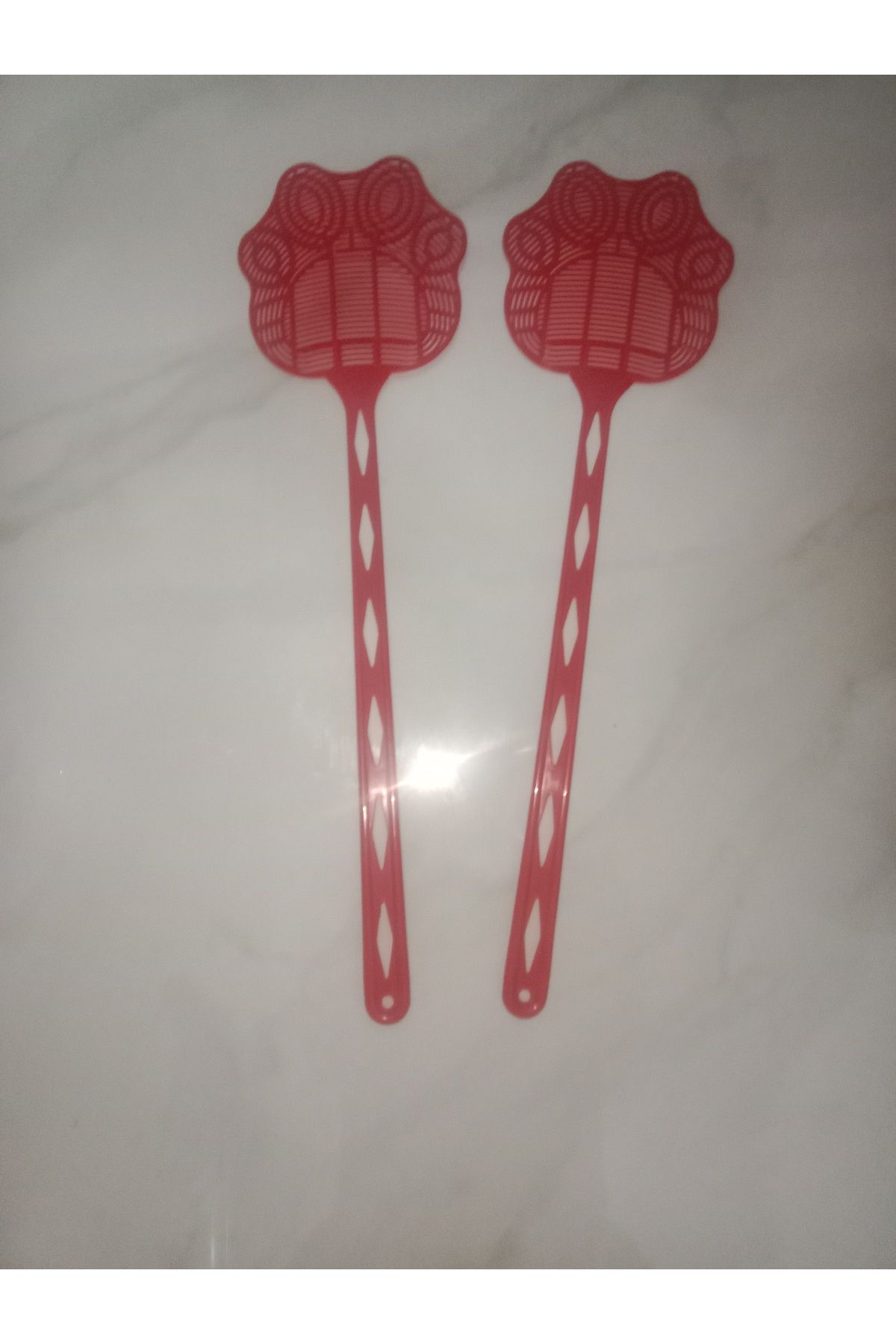 HANK TİCARET 2 Adet Sinek Sopası 42 Cm Kırmızı Hafif Ve Esnek