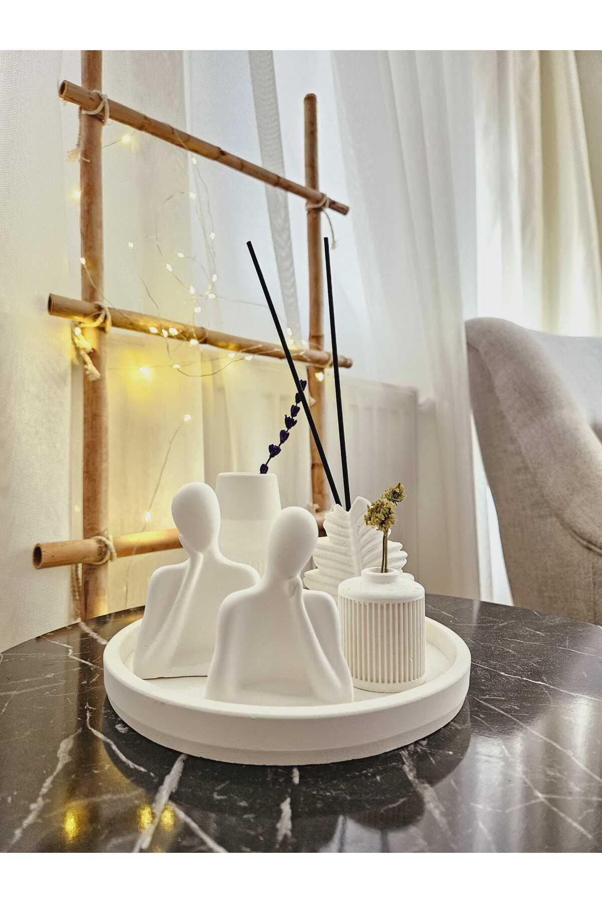 SerenityHaven 5li Dekoratif Mini Vazo Seti