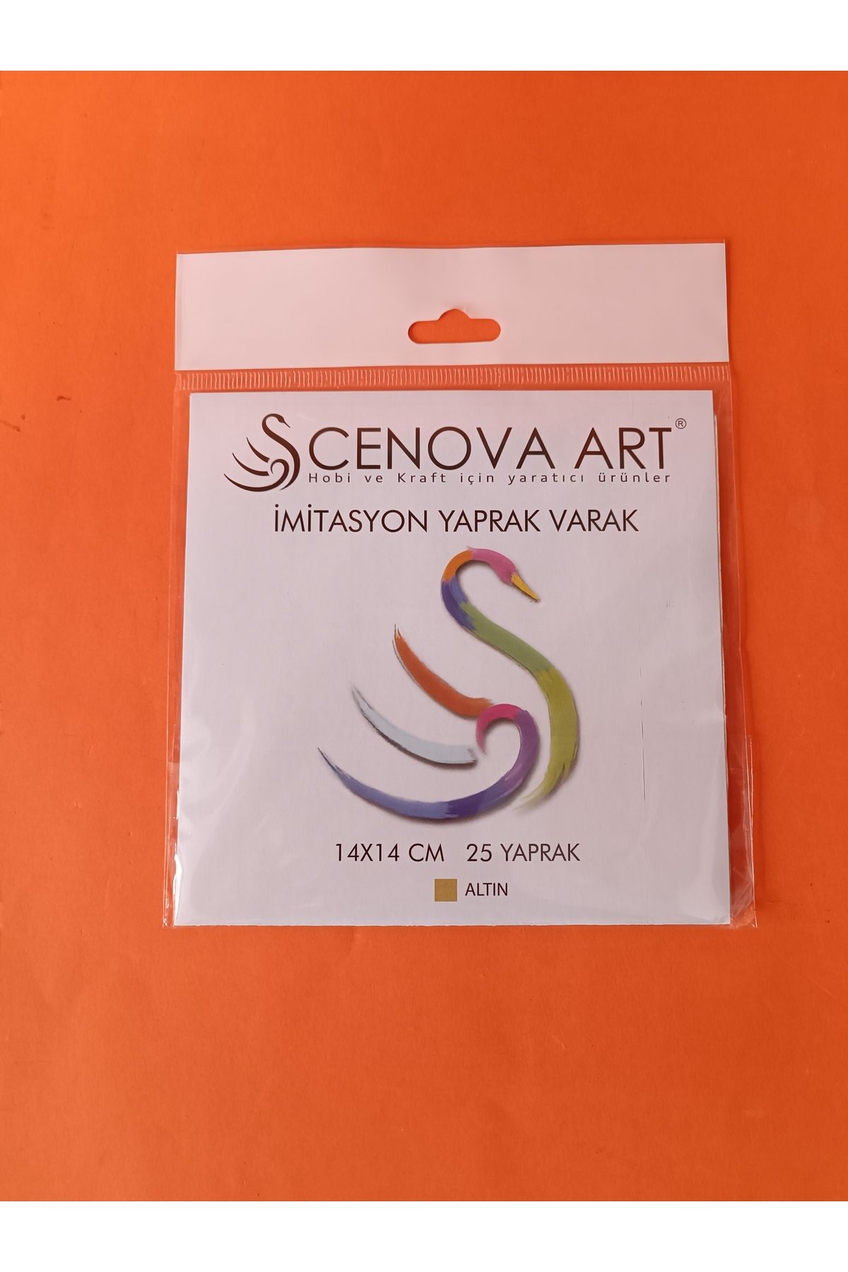 Cenova Art Yaprak Varak 25 Li Paket Altın Gold