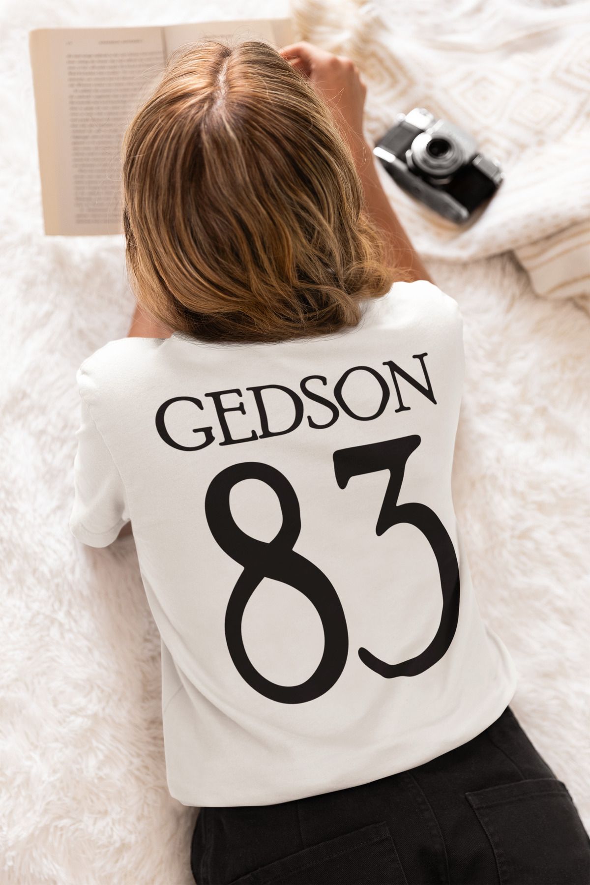 Biy Store Gedson Fernandes futbol forma sırt baskılı unisex kısa kollu tişört regular fit t-shirt