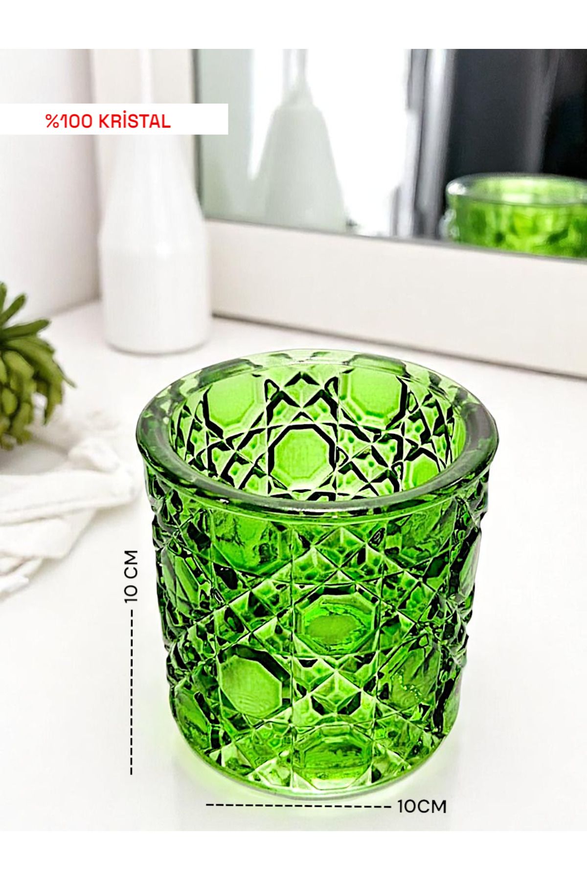 Akden Kristal KRİSTAL DEKOR TEALİGHT MUMLUK