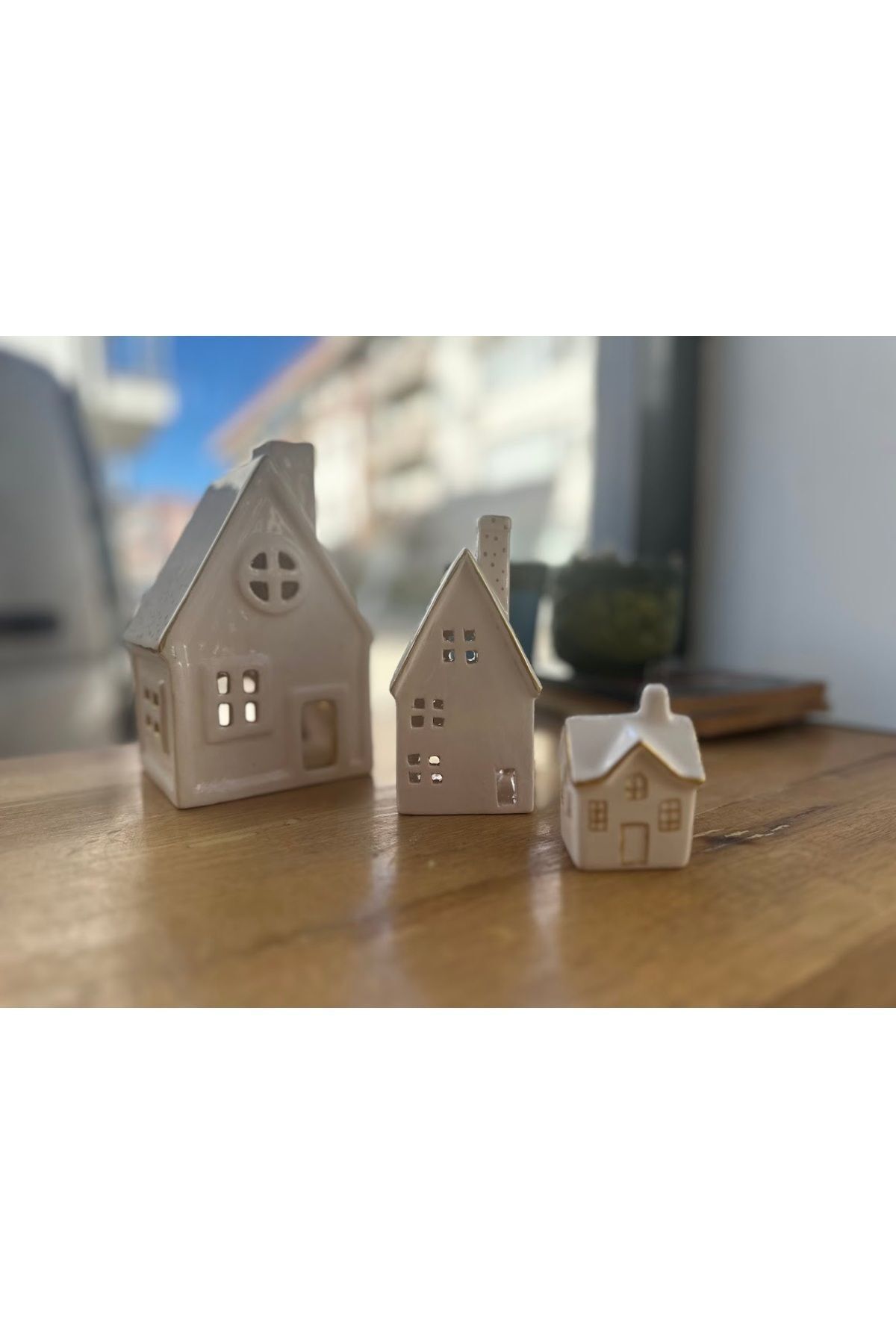 SerenityHaven Dekoratif Seramik Obje Ev Orta Boy (EL YAPIMI)