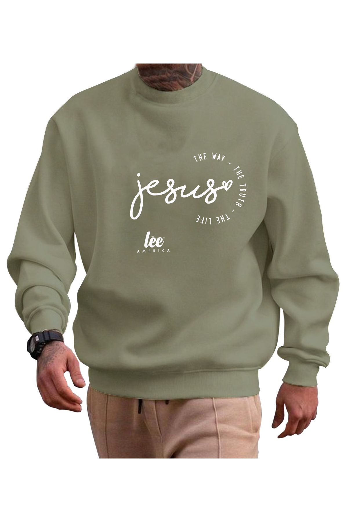 centlee america sweatshirt erkek unisex spor oversize kalıp uzun kollu