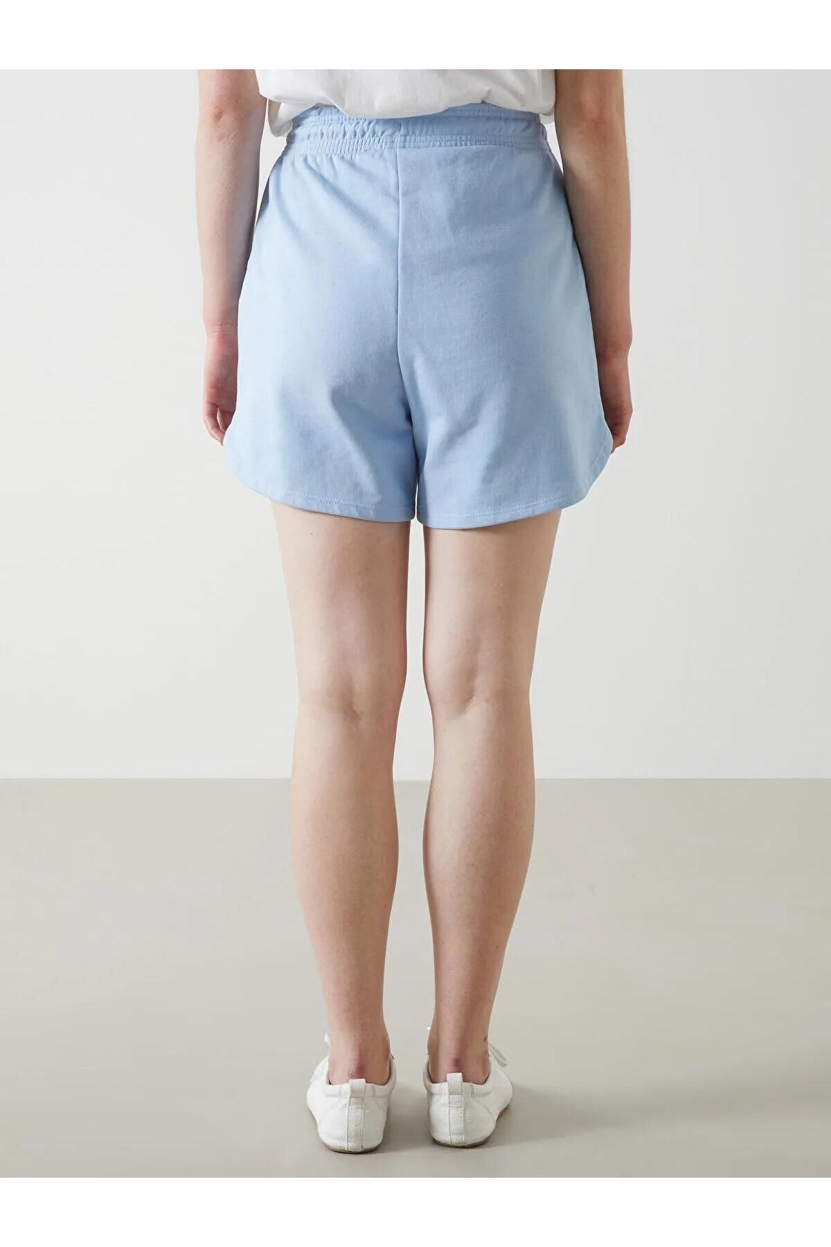 LC Waikiki-Pantaloni scurți pentru femei LCW Vision cu talie elastică (S5) 4