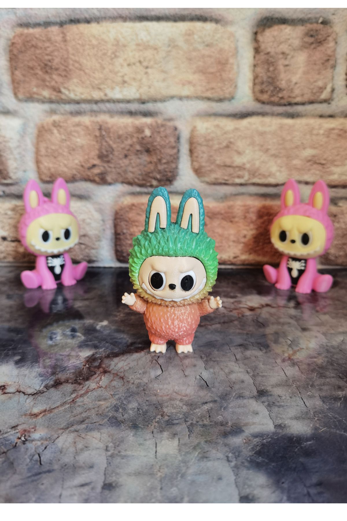expreshediye Labubu Bekek Gökkuşağı, Rainbow Labubu Bebek Oyuncak