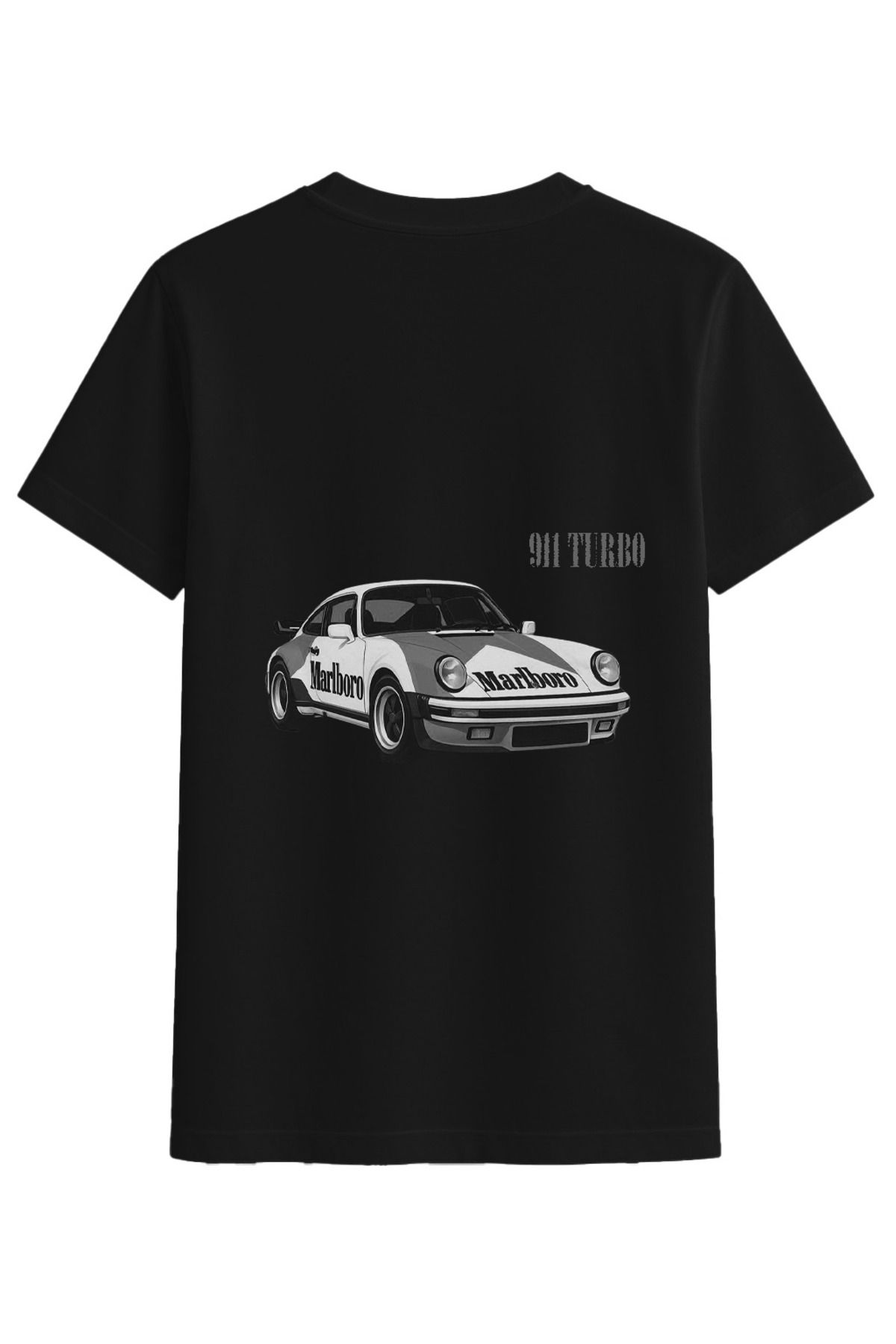 Vigor Wear PORCHE 911 TURBO Baskılı Oversize T-Shirt
