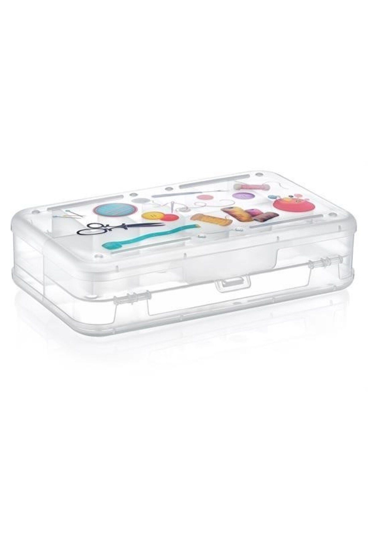 Skygo-BUFFER® Hobby Sewing Box with Double Sided Compartments Ardunio Material Box 3