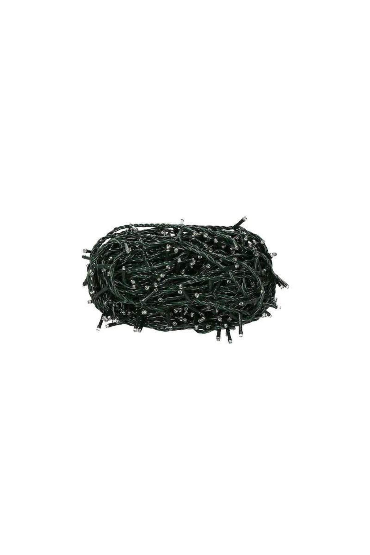 SIKS-Linear LED Installation, with 100 LEDs, 8 m long, dark green wire, Red 3