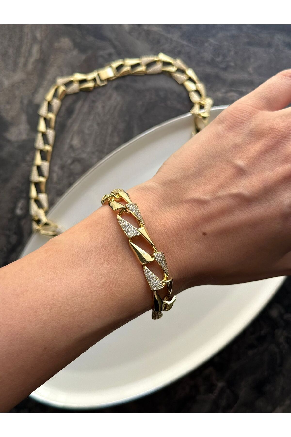 Nera Accessories Kolye Bileklik Set