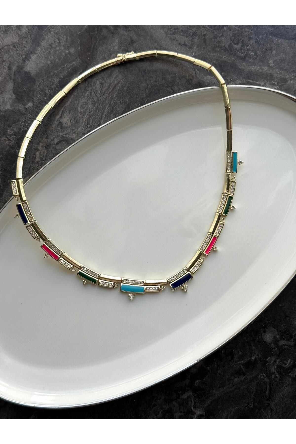 Nera Accessories Renkli Kolye