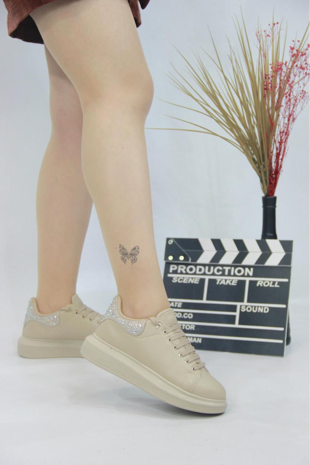 MRZ SHOES KADIN TAŞLI SPOR AYAKKABI