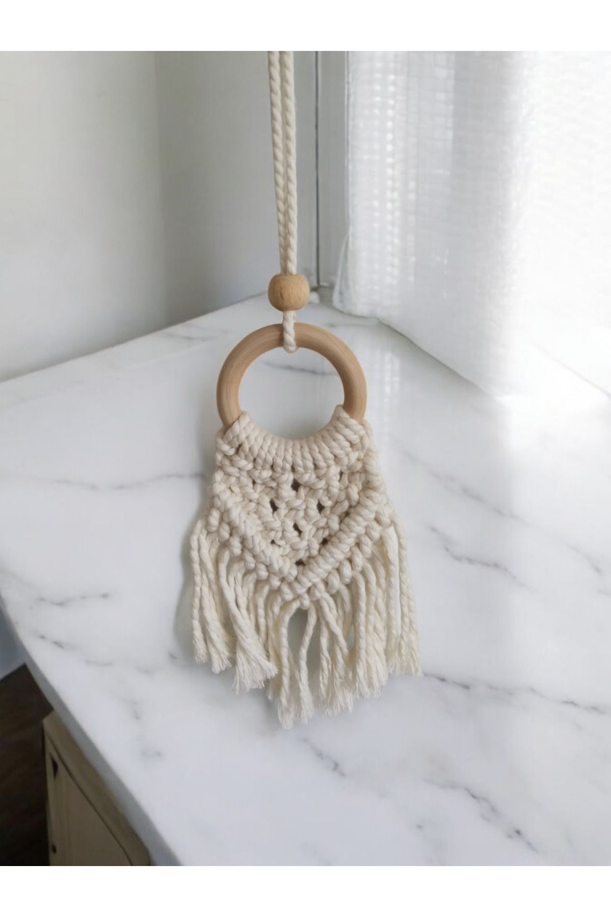 SerenityHaven Mini Dekoratif Makrome Süs